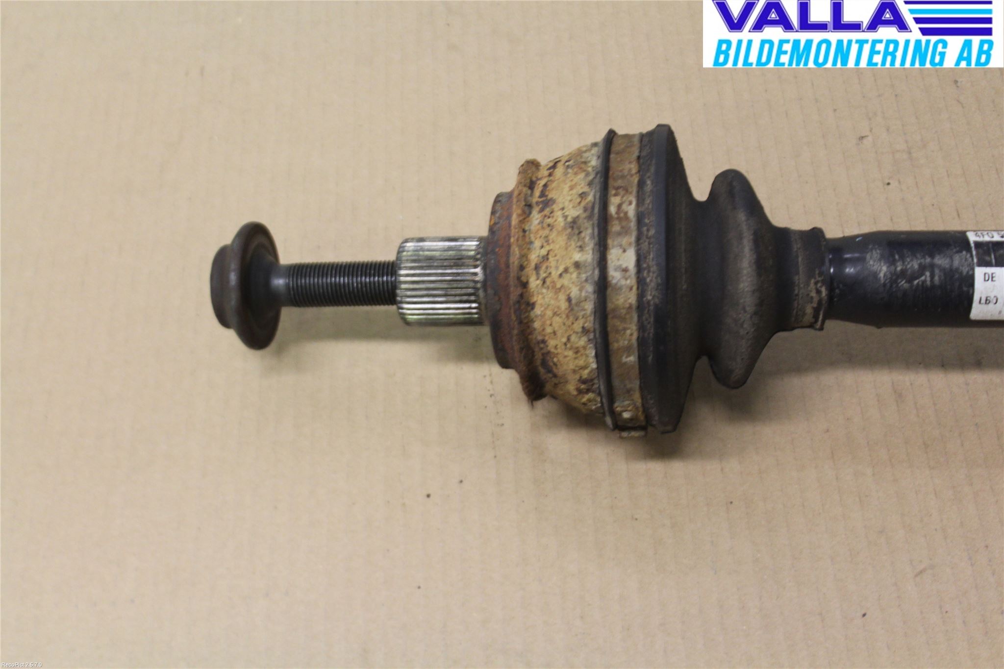 Audi ALLROAD 06-11 Drivaxel Bak Vänster