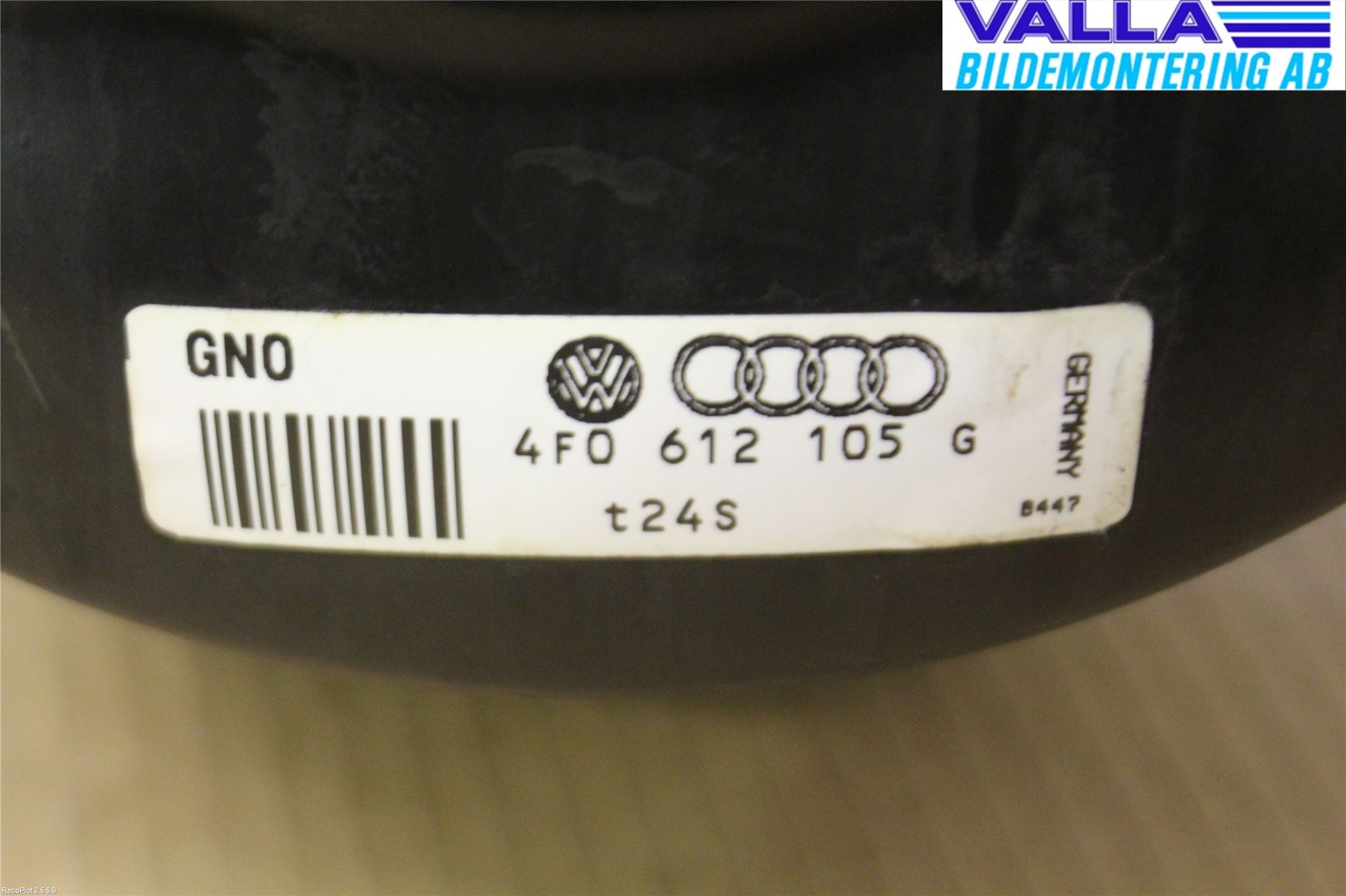 Audi ALLROAD 06-11 Bromsservo