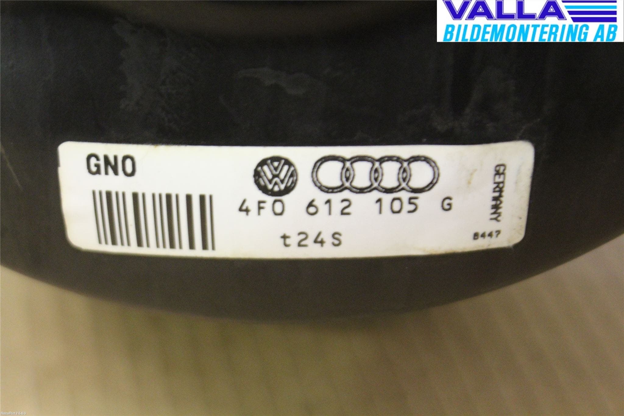 Audi ALLROAD 06-11 Bromsservo