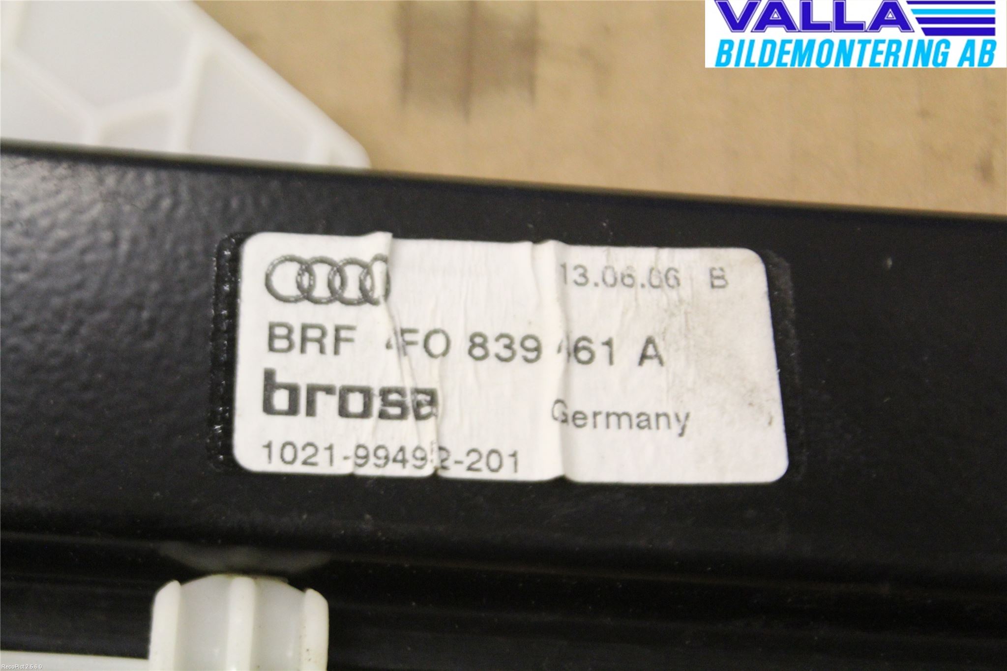 Audi ALLROAD 06-11 Fönsterhissmekanism