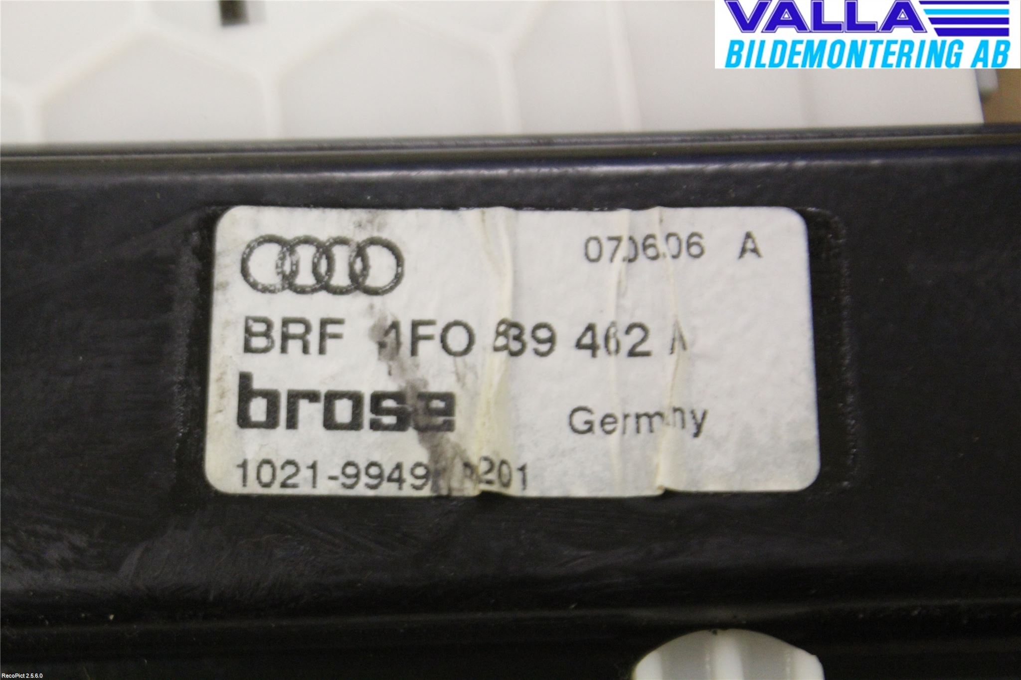 Audi ALLROAD 06-11 Fönsterhissmekanism