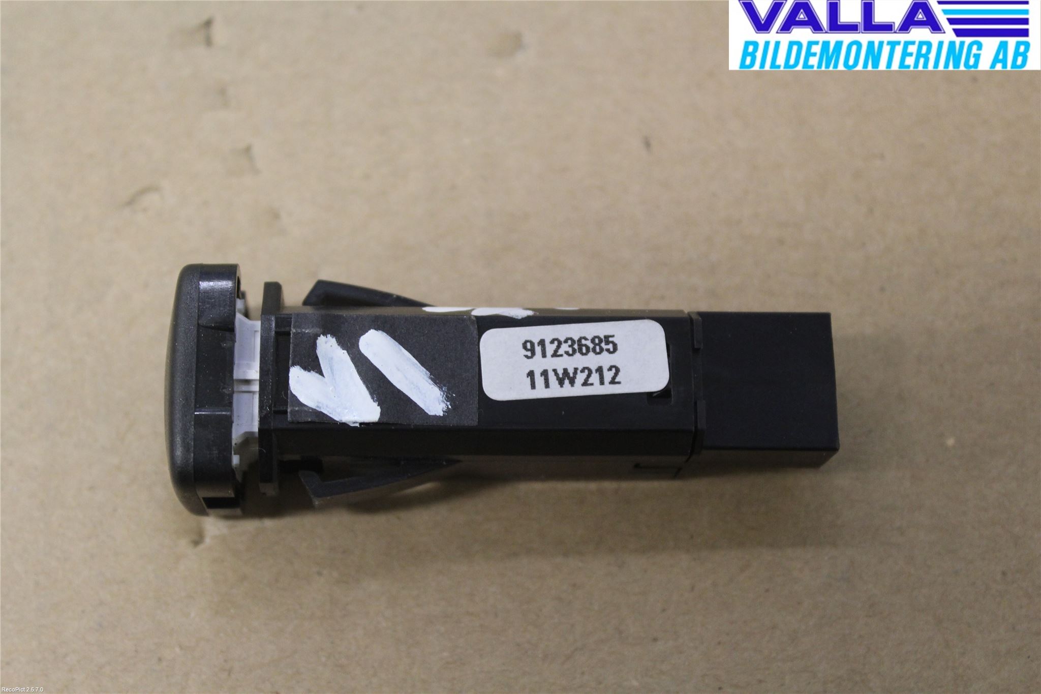 Volvo V70 08-13 Strömställare Varnings