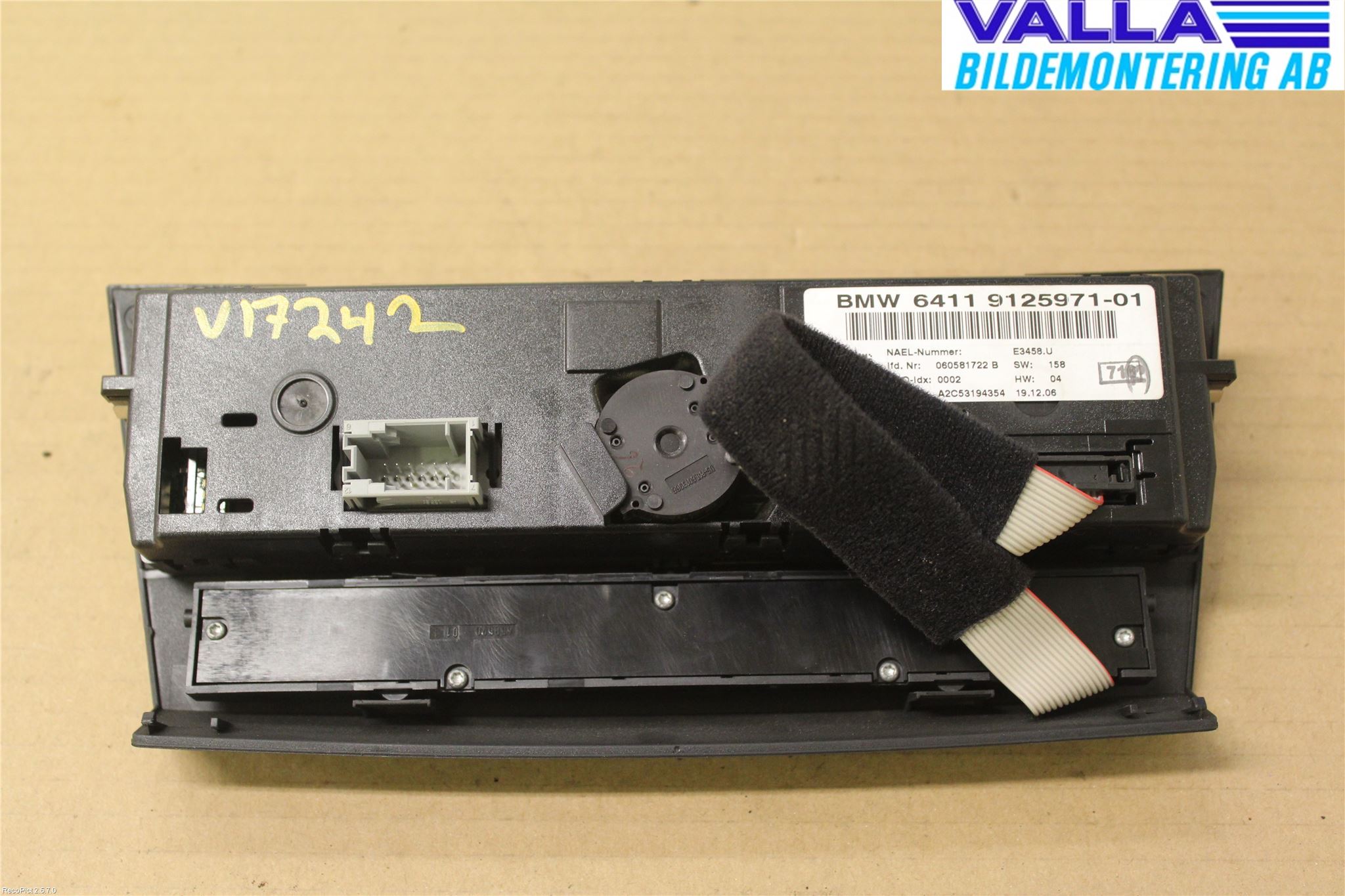 BMW 3 E92/93 Coupé/Cab 05-14 Ac Styrenhet Ac Manöveren