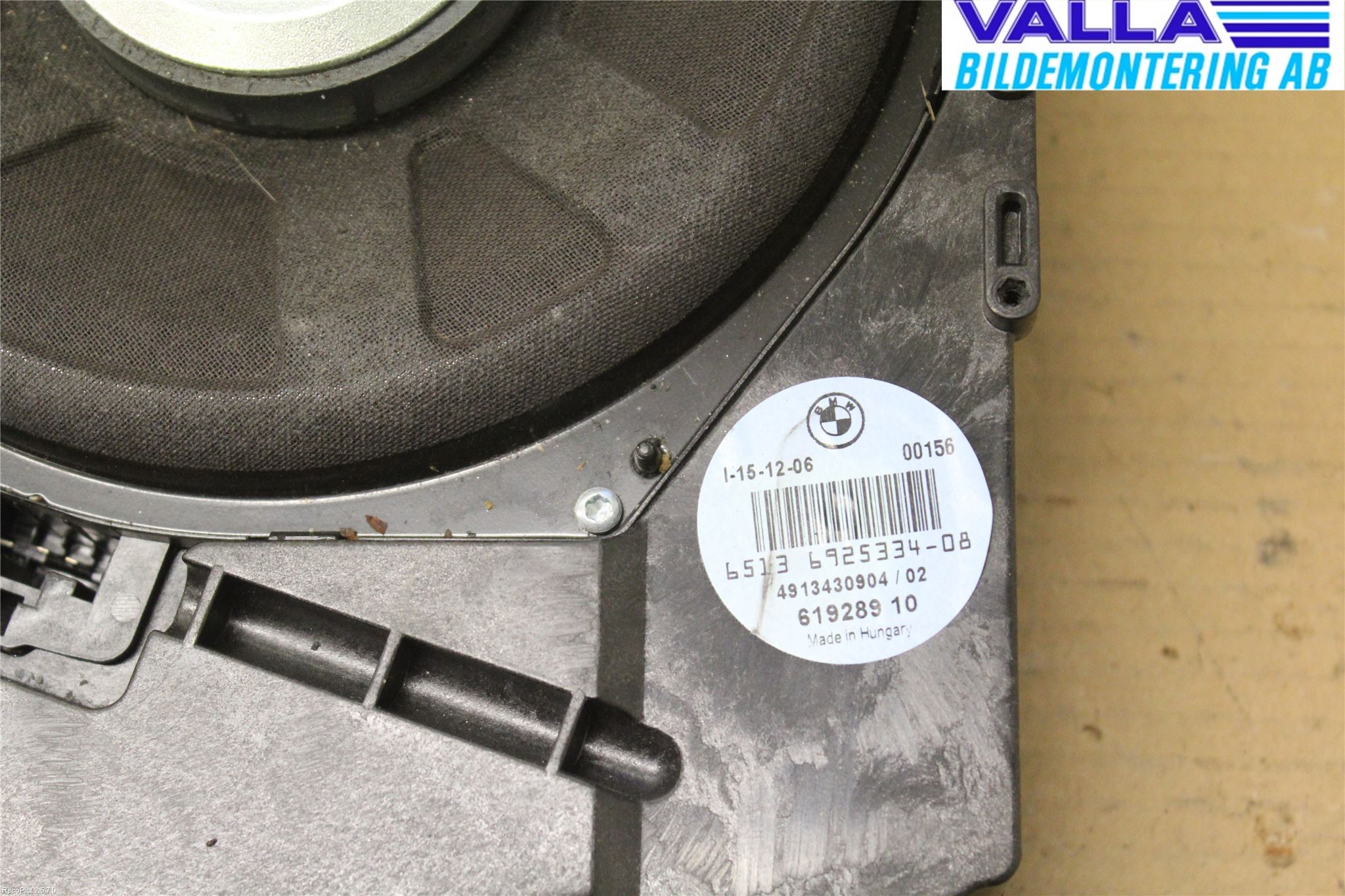 BMW 3 E92/93 Coupé/Cab 05-14 Högtalare