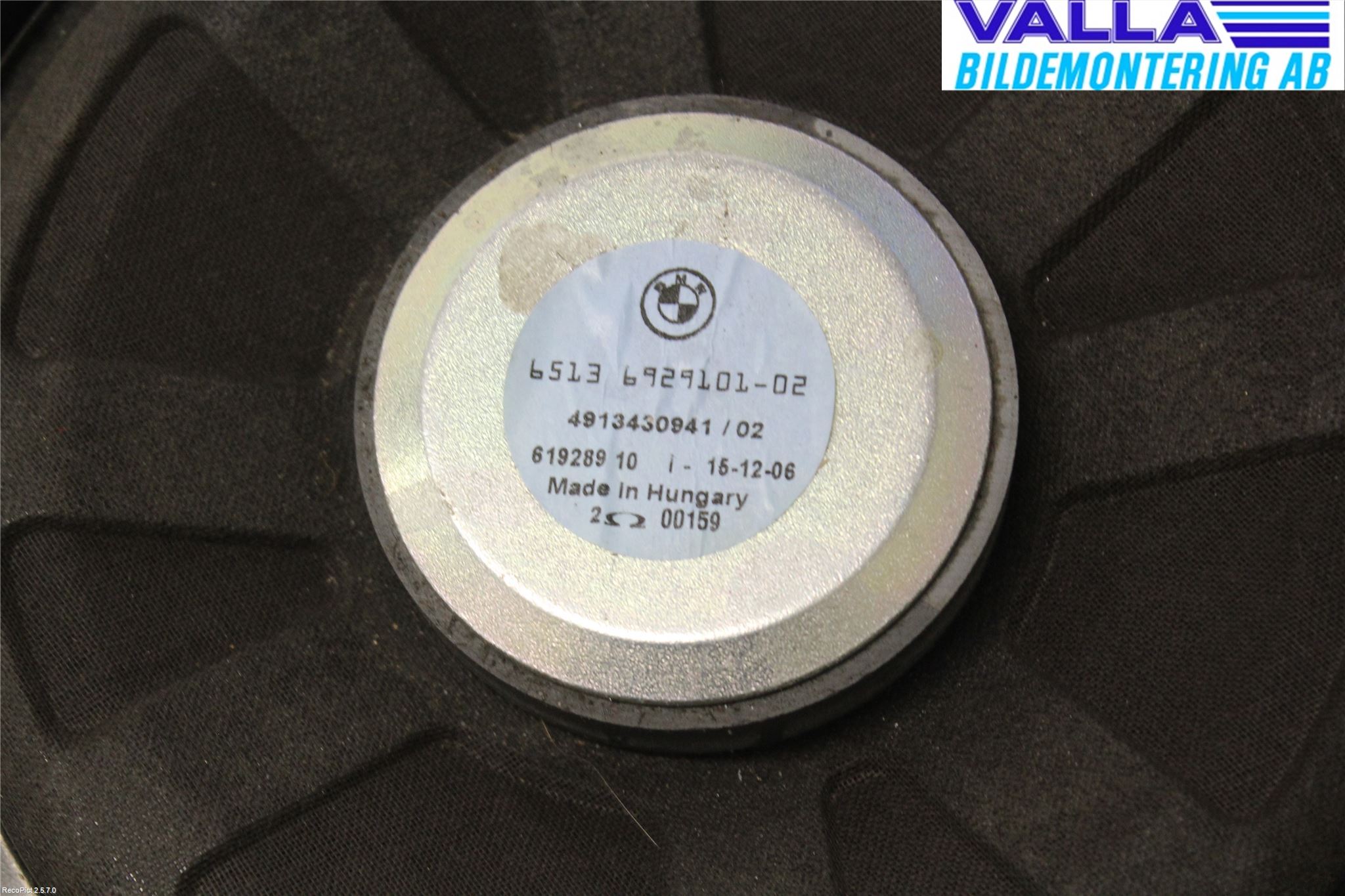 BMW 3 E92/93 Coupé/Cab 05-14 Högtalare