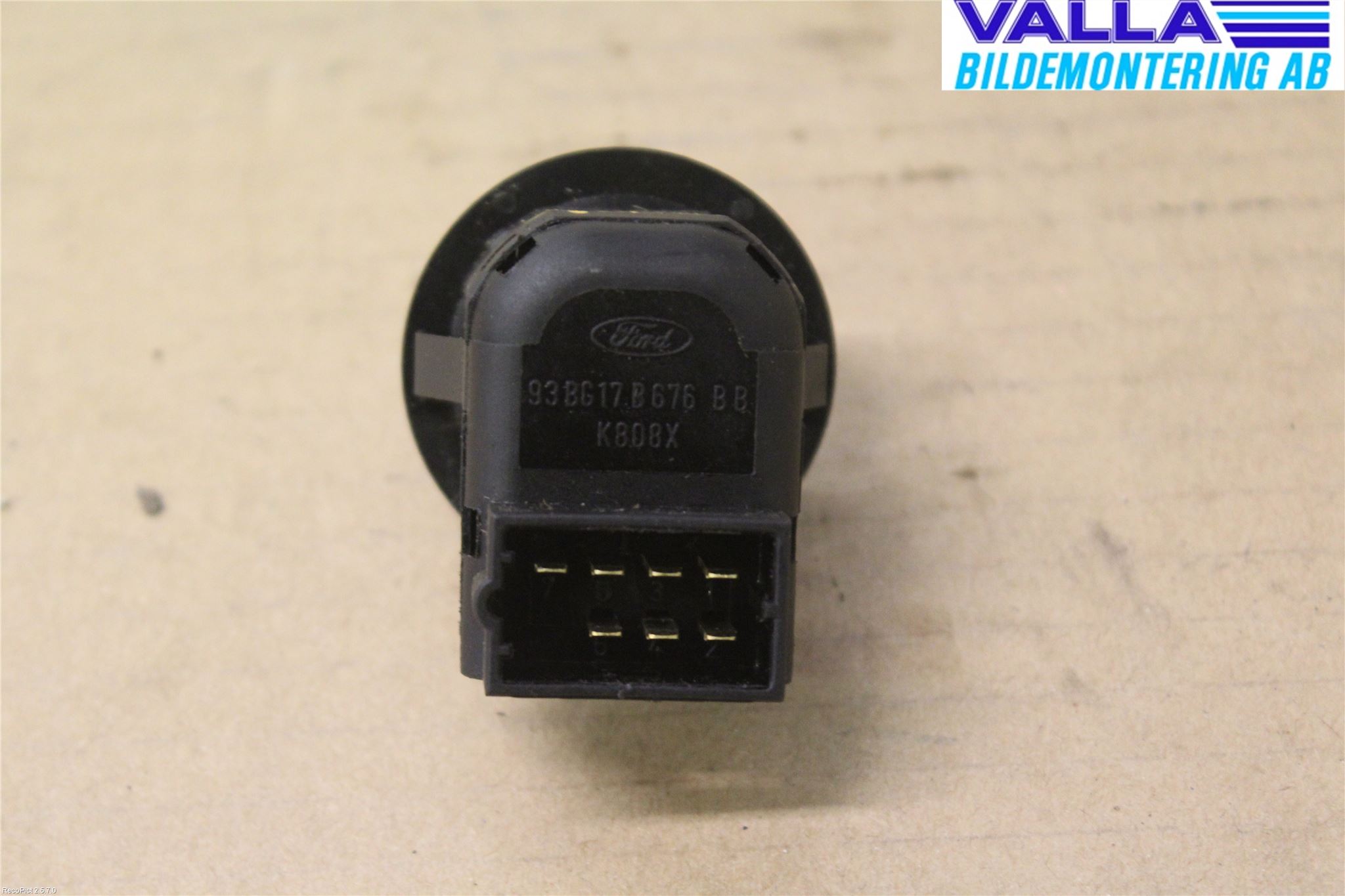 Ford TRANSIT CONNECT 03-08 Strömställare Spegel
