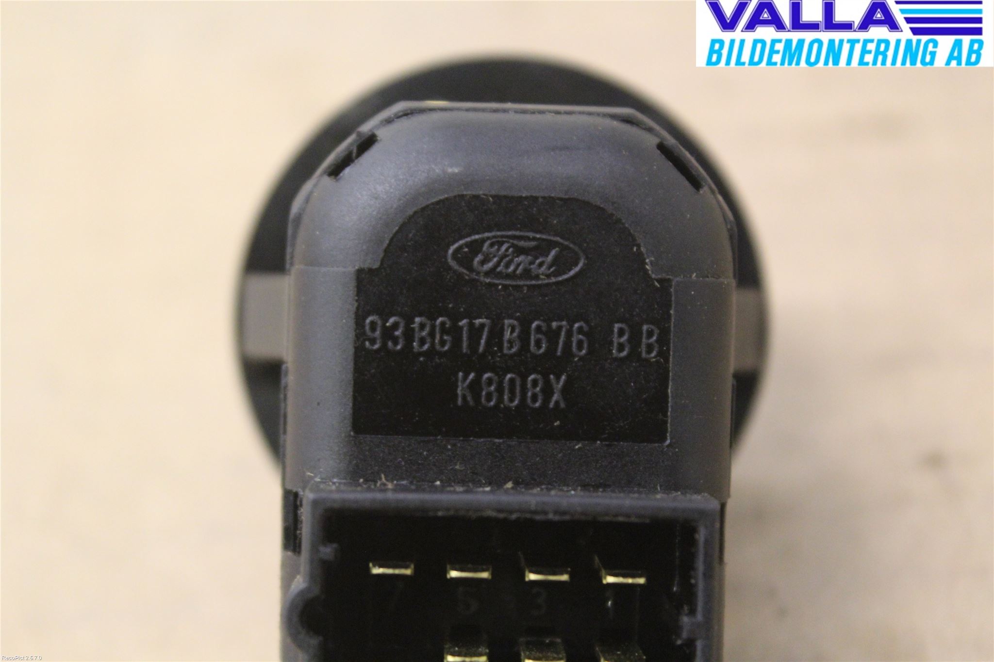 Ford TRANSIT CONNECT 03-08 Strömställare Spegel