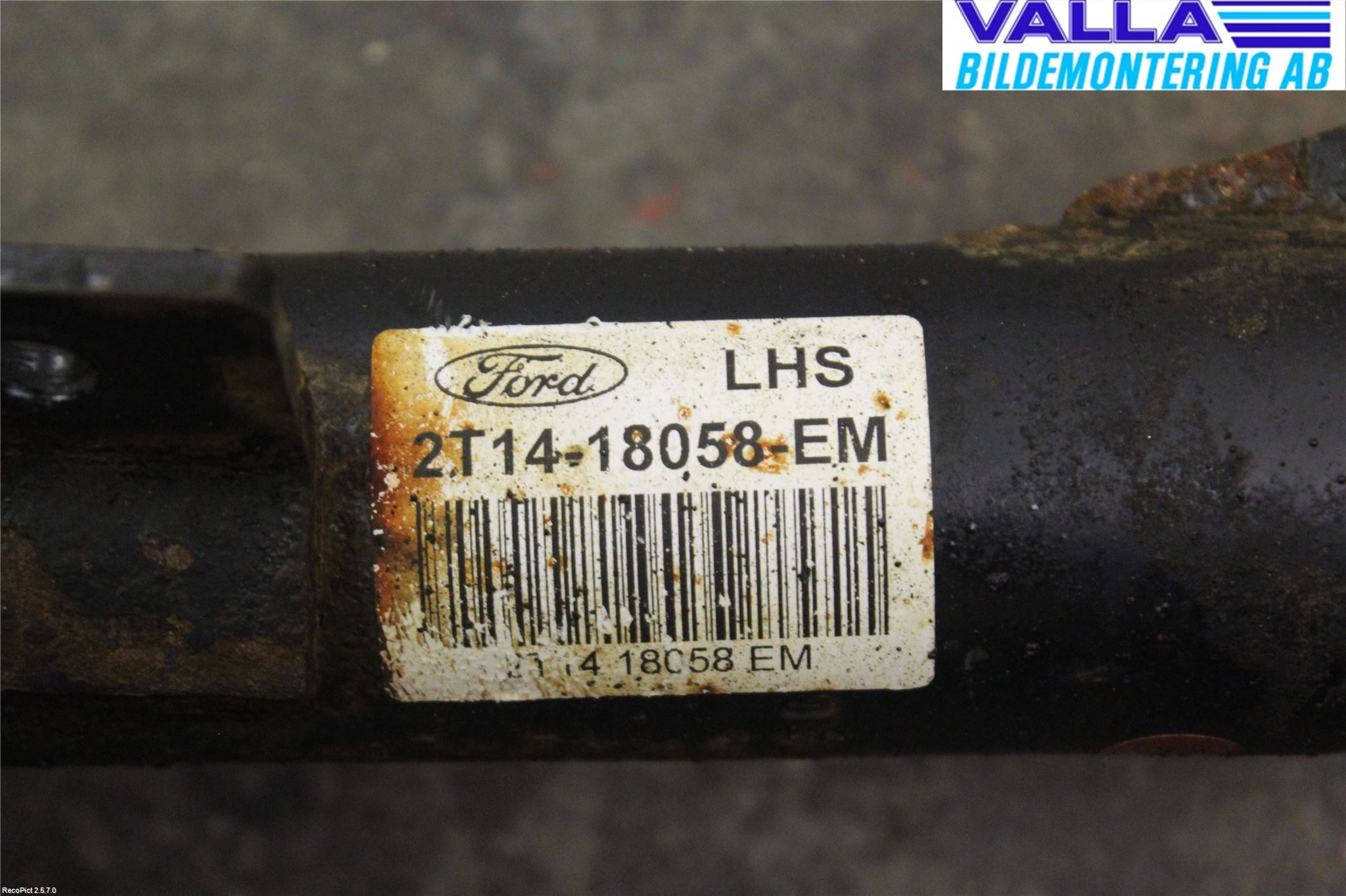 Ford TRANSIT CONNECT 03-08 Fjäderben Fram Vänster