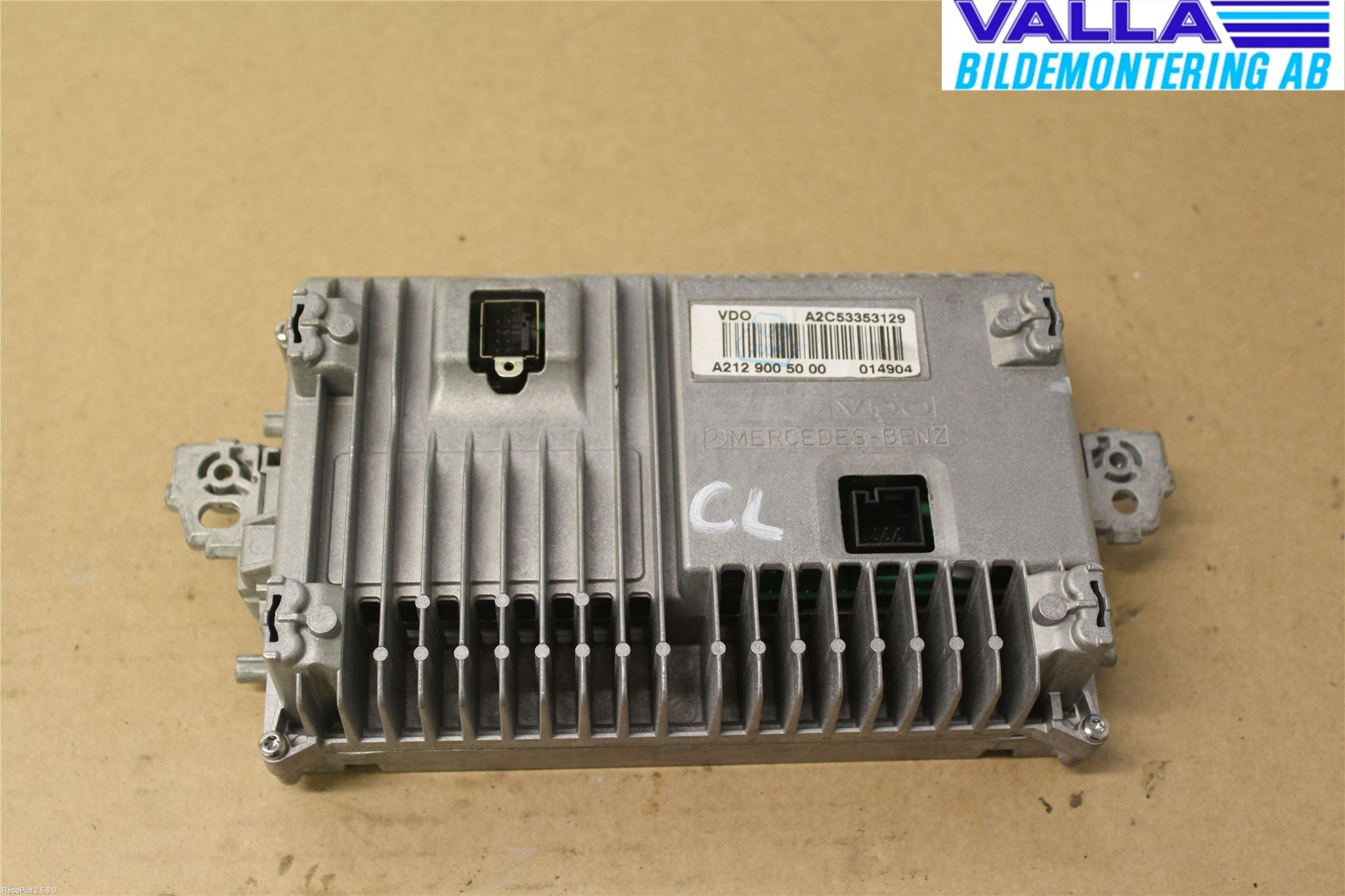Mercedes-Benz MB E-KLASS (W212) 09-16 Multifunktionsdisplay