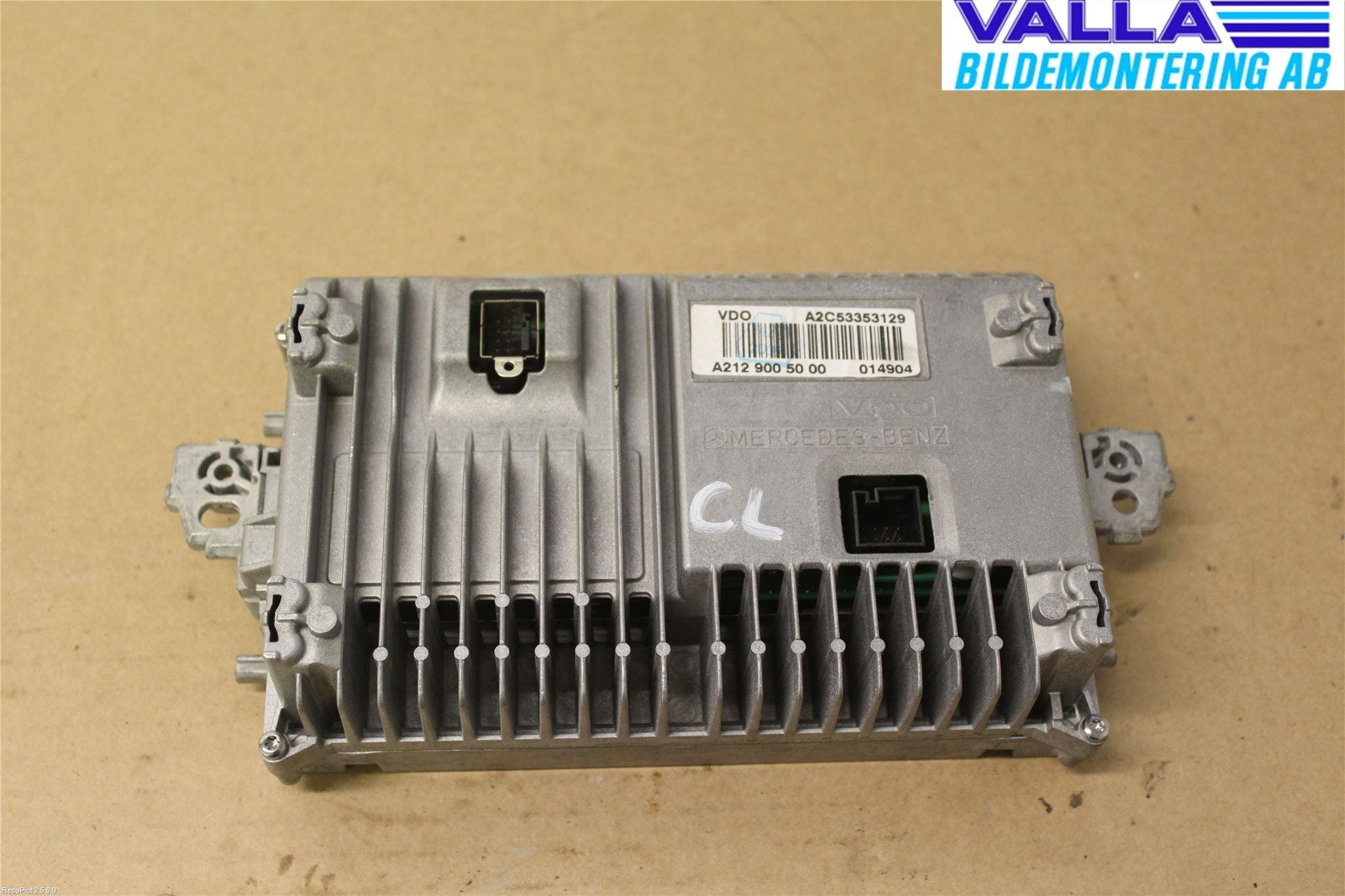 Mercedes-Benz MB E-KLASS (W212) 09-16 Multifunktionsdisplay