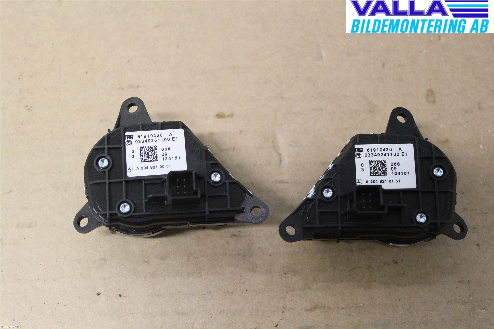 Mercedes-Benz MB E-KLASS (W212) 09-16 Spak-Rattreglage Radio