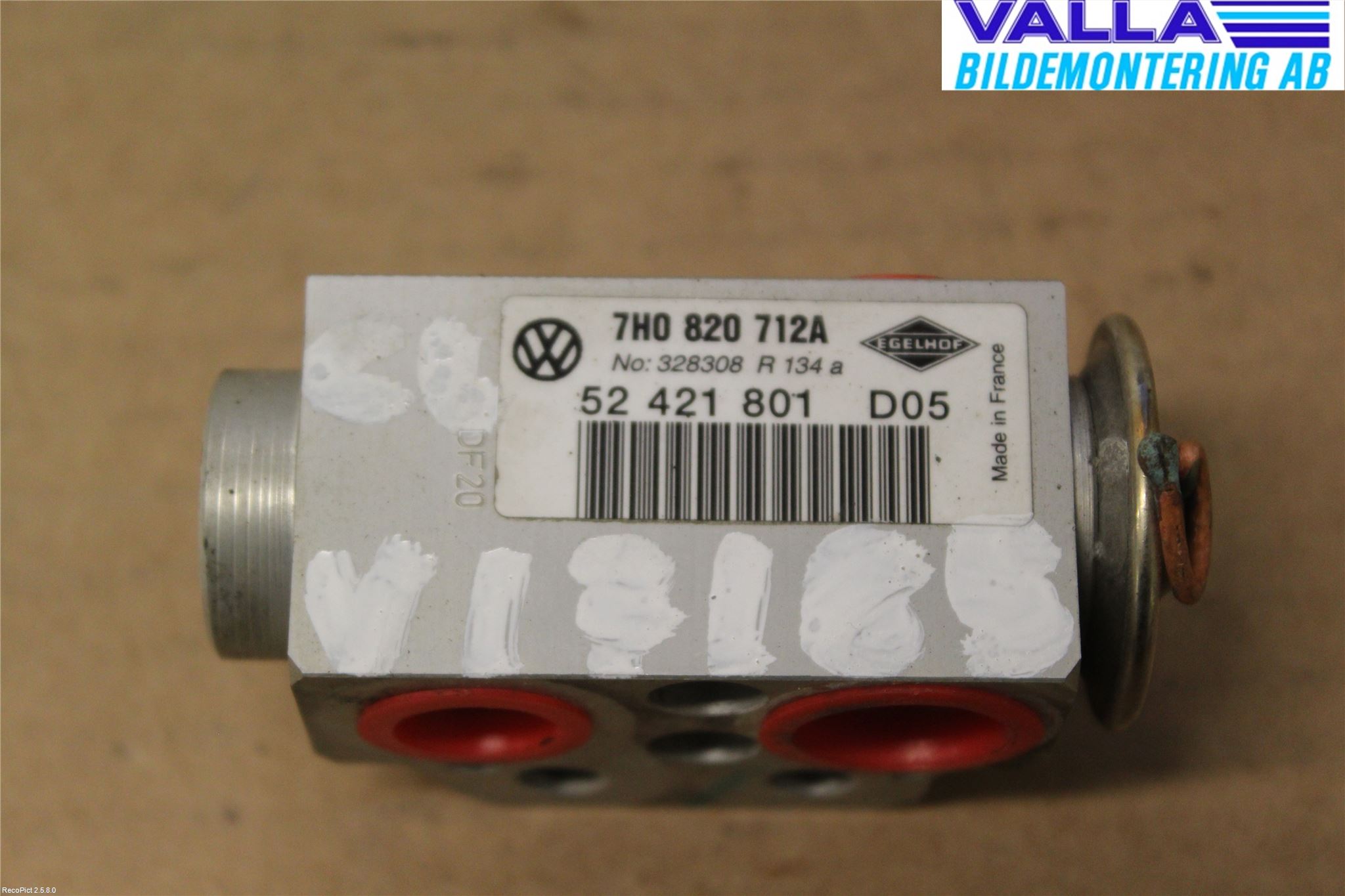 Volkswagen VW TRANSP/CARAVELLE (T5) 04-15 Ac Expansionsventil