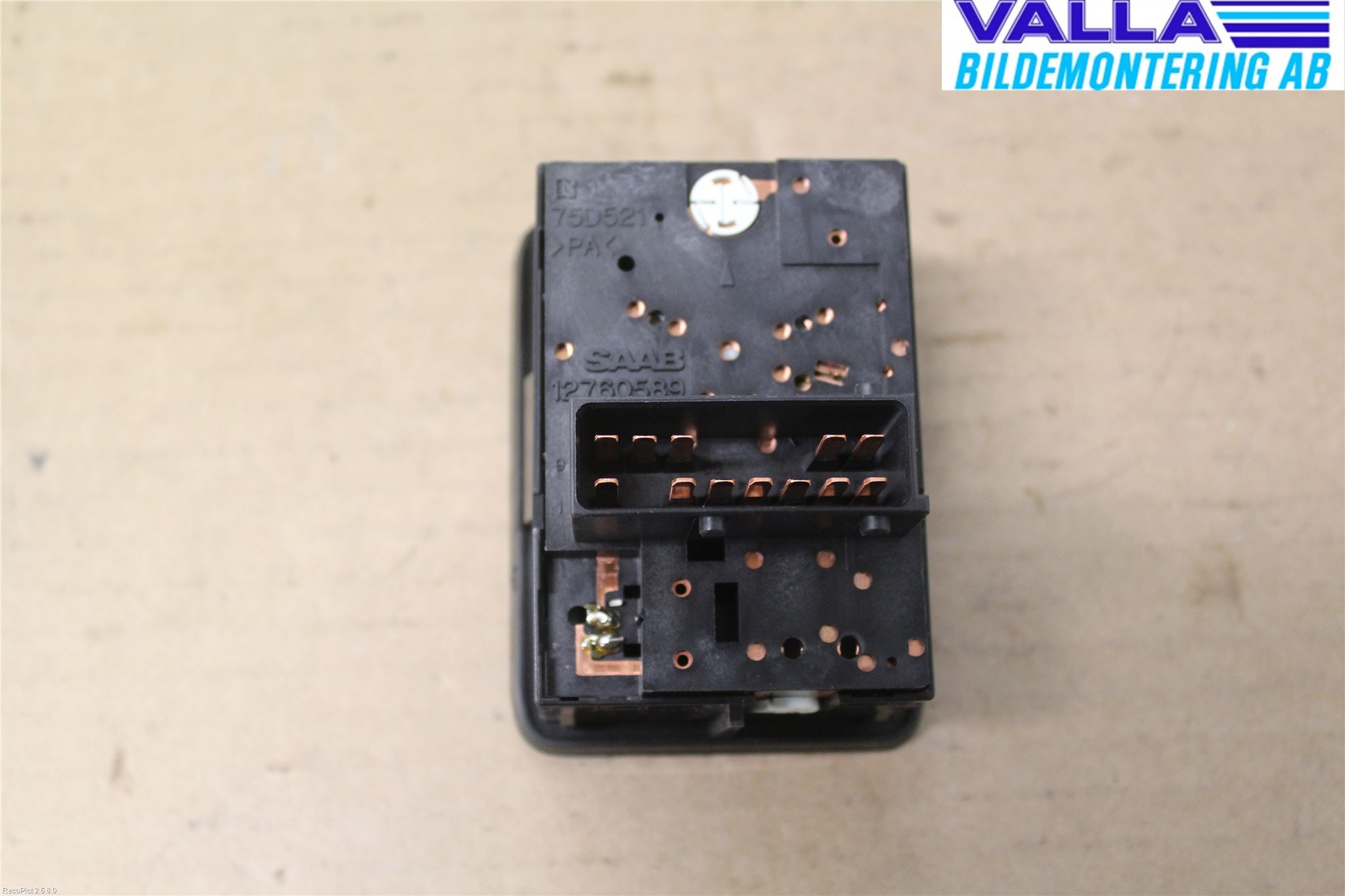 Saab 9-5     06-10 Strömställare Ljus