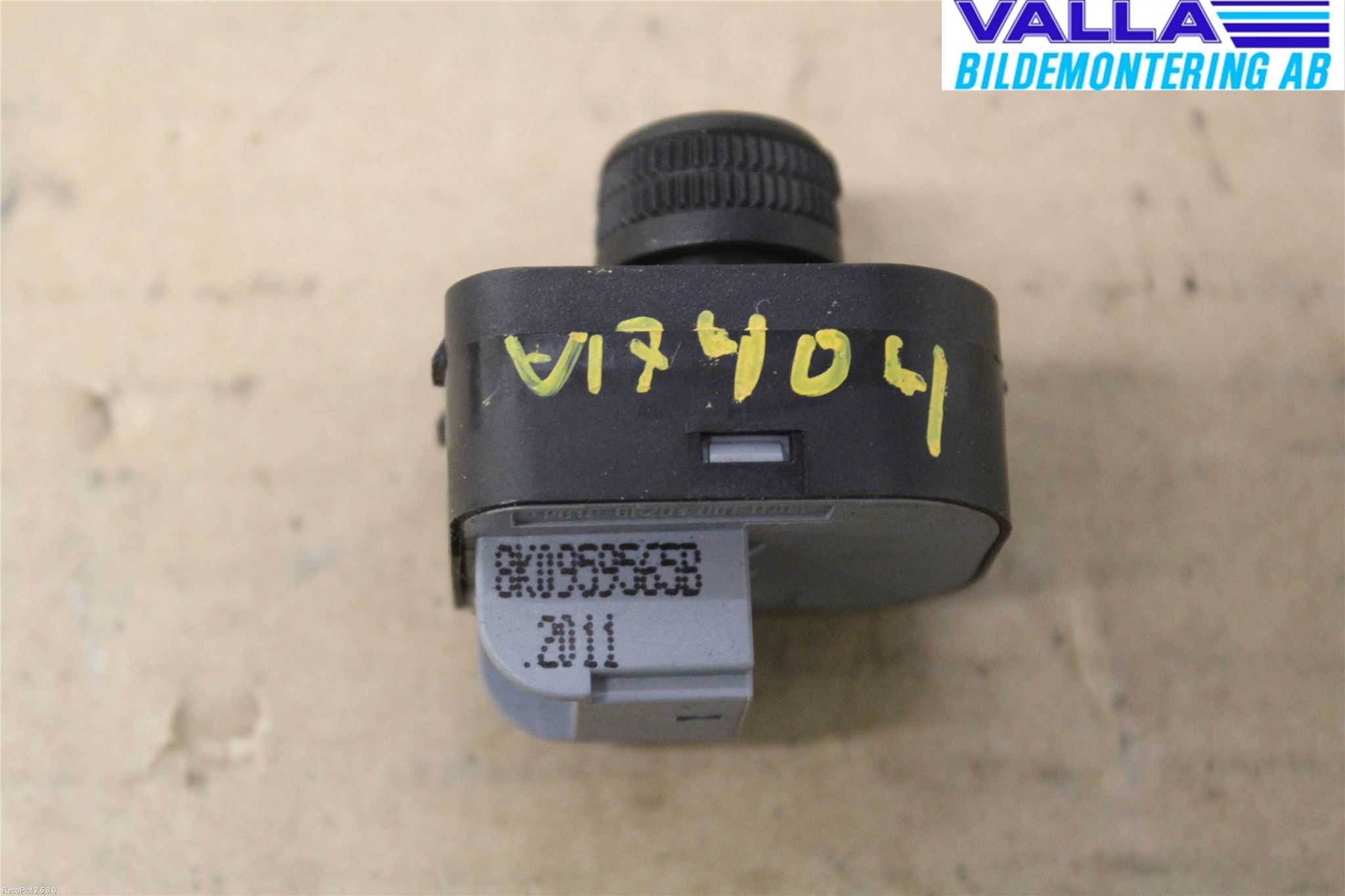 Audi A4/S4 08-11 Strömställare Spegel