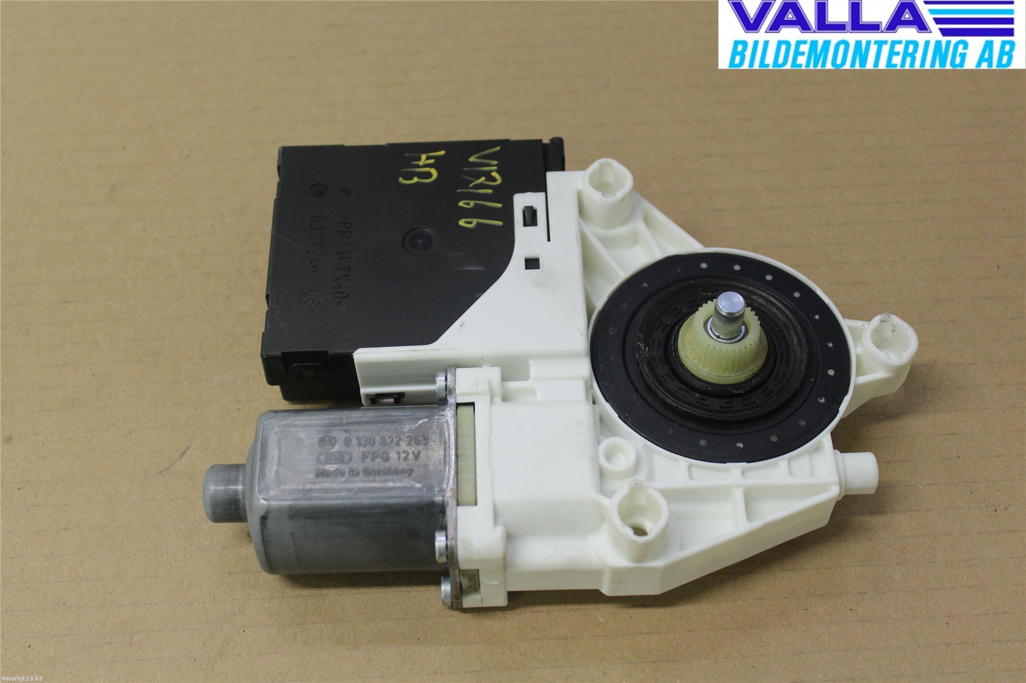 Audi A3/S3 05-13 Fönsterhissmotor