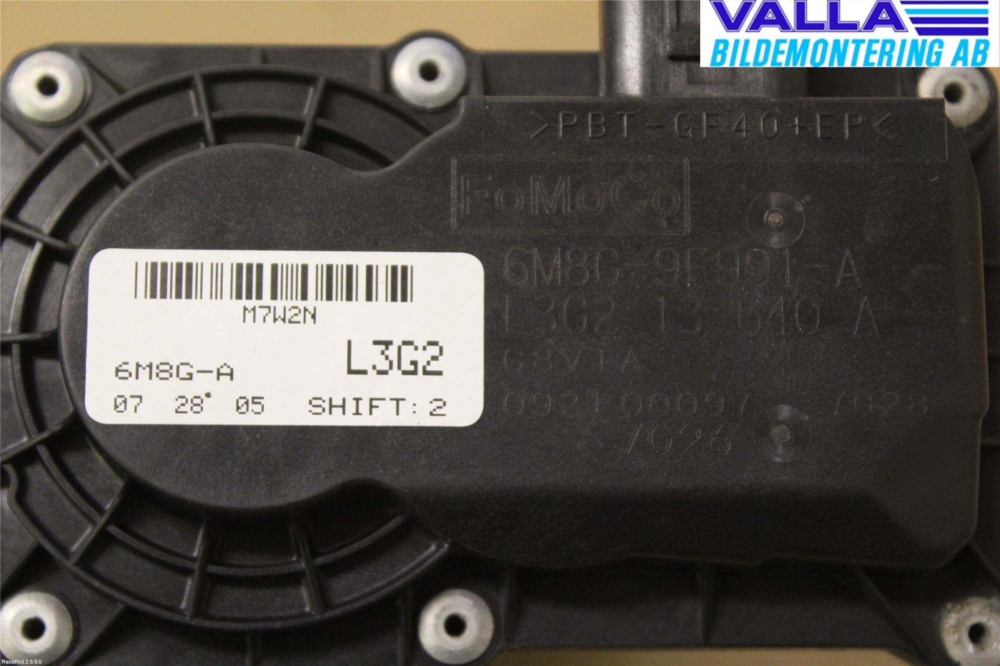 Mazda 6 02-08 Injspjällhus