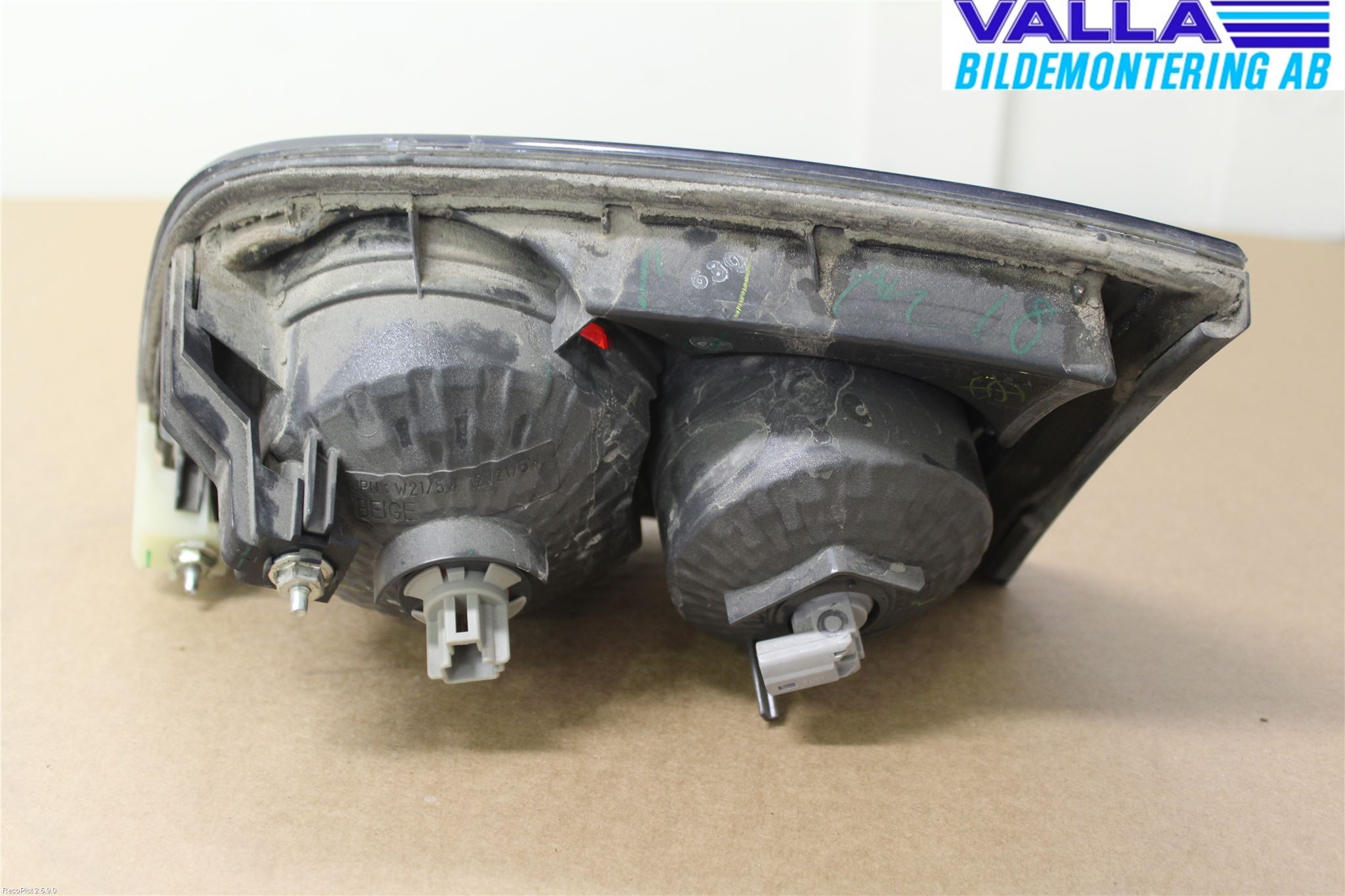 Mazda 6 02-08 Bakljus Lucka Vä