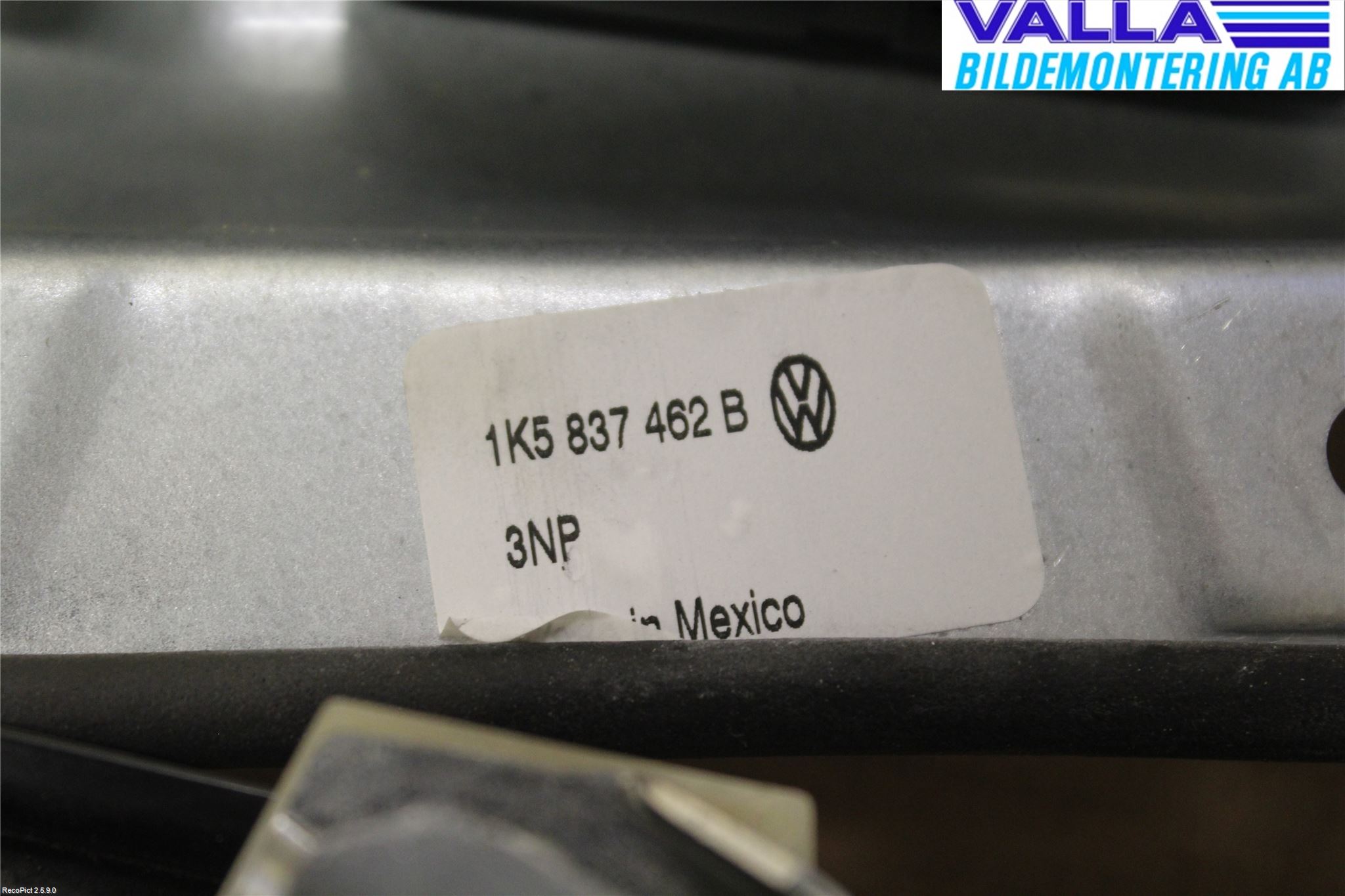 Volkswagen VW GOLF VI 09-13 Fönsterhiss El Kompl
