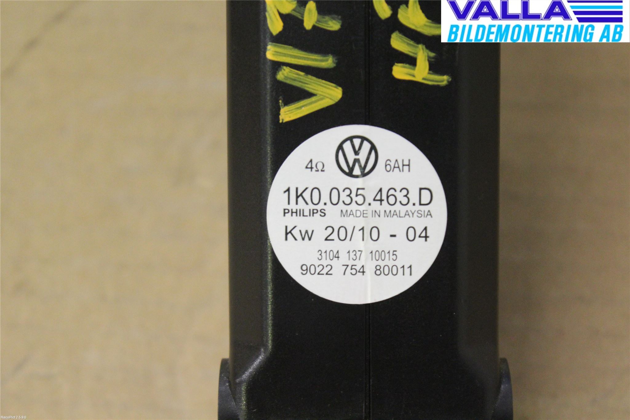 Volkswagen VW GOLF VI 09-13 Radio Övrigt
