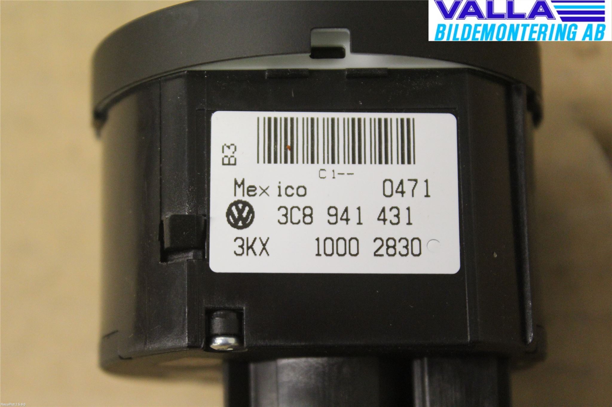 Volkswagen VW GOLF VI 09-13 Strömställare Ljus