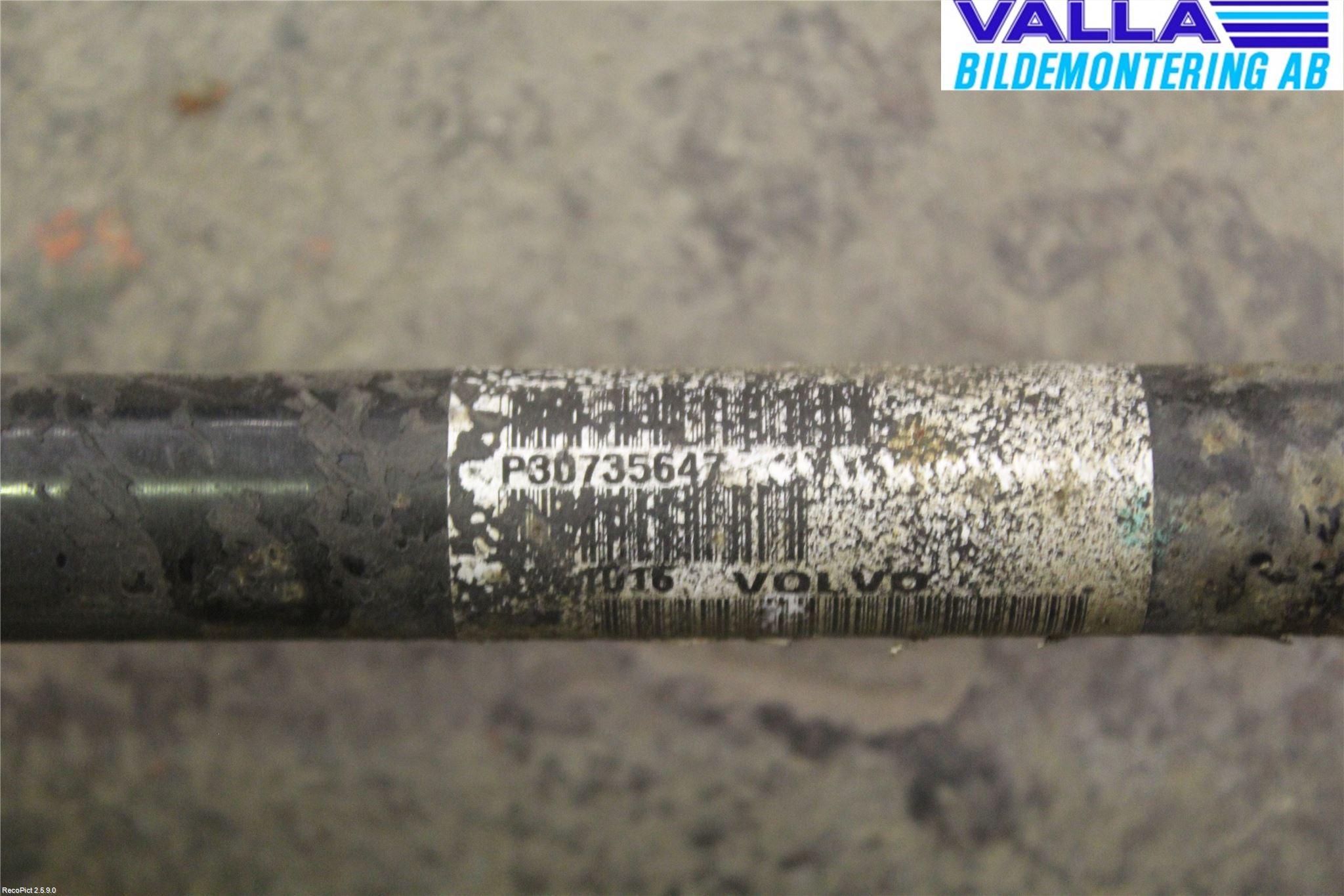 Volvo V70 05-08 Drivaxel Bak Vänster