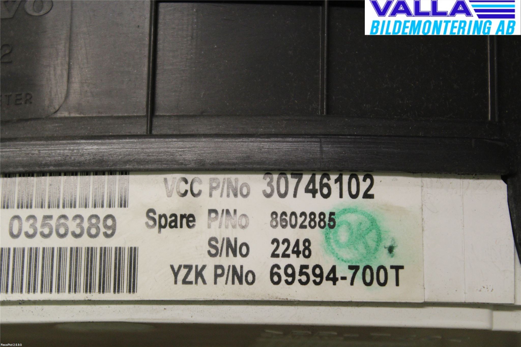 Volvo V70 05-08 Instrument Komb