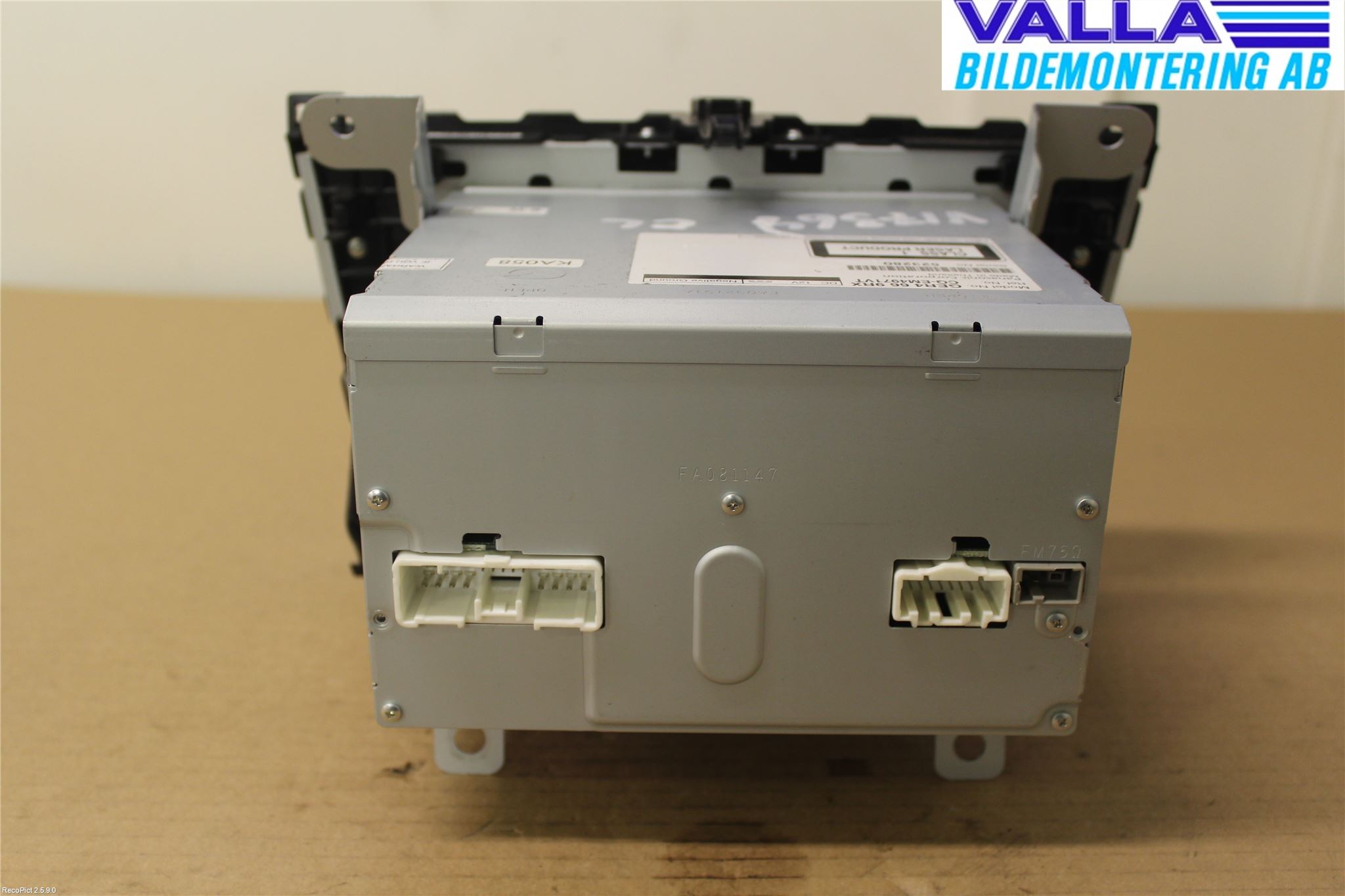 Mazda 6 08-13 Cd Radio - Multimediapanel