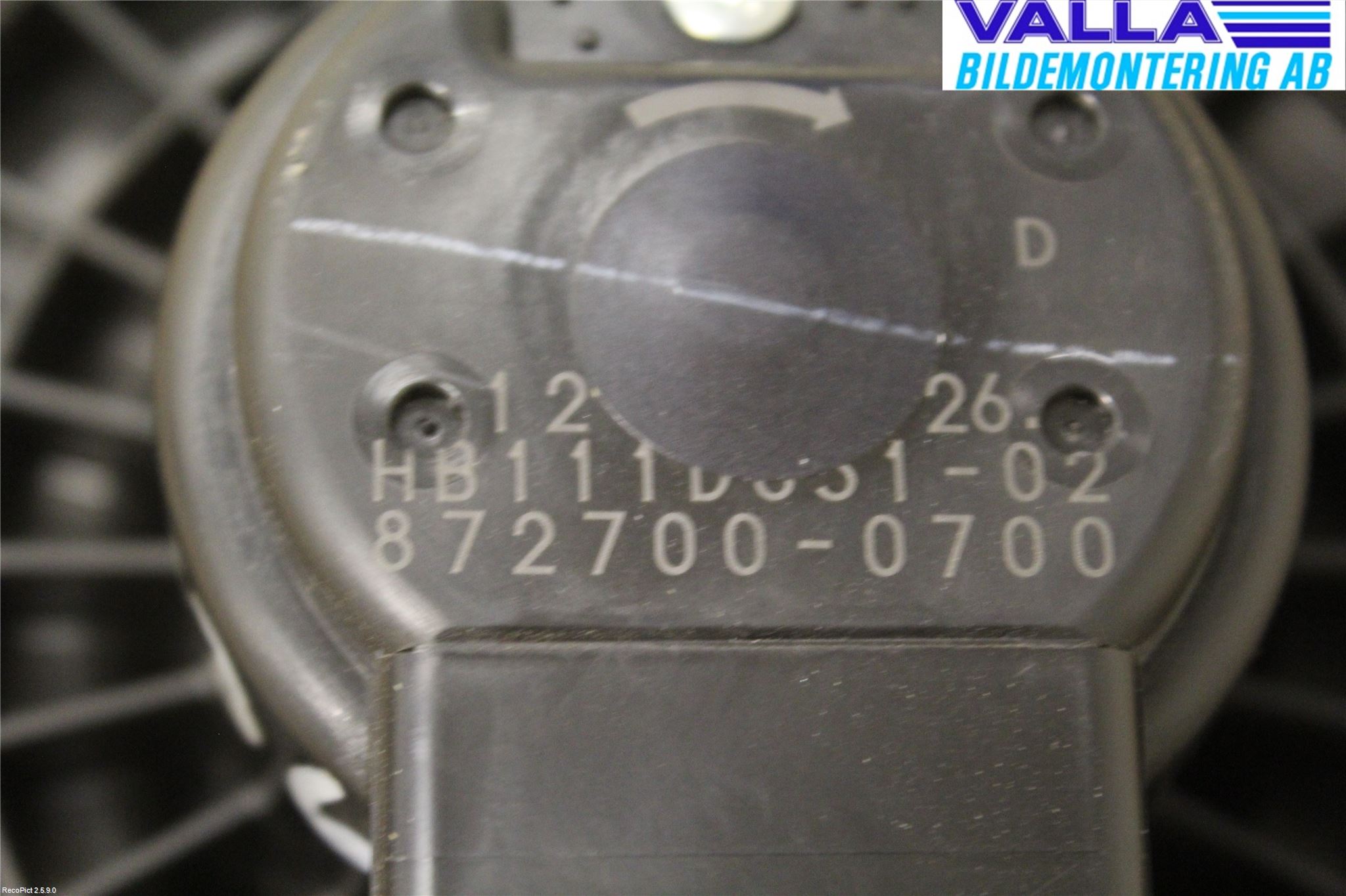 Mazda 6 08-13 Värmefläkt