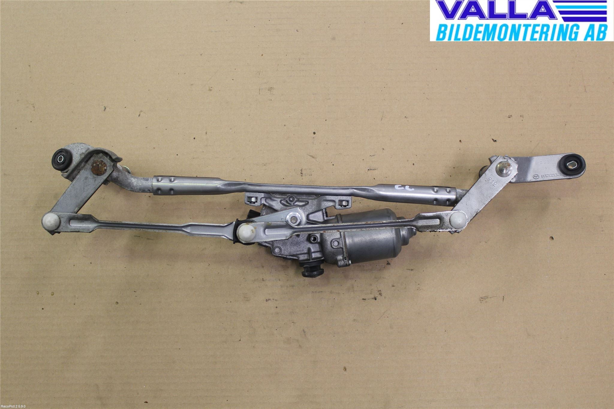 Mazda 6 08-13 Torkarmekanism Vindruta