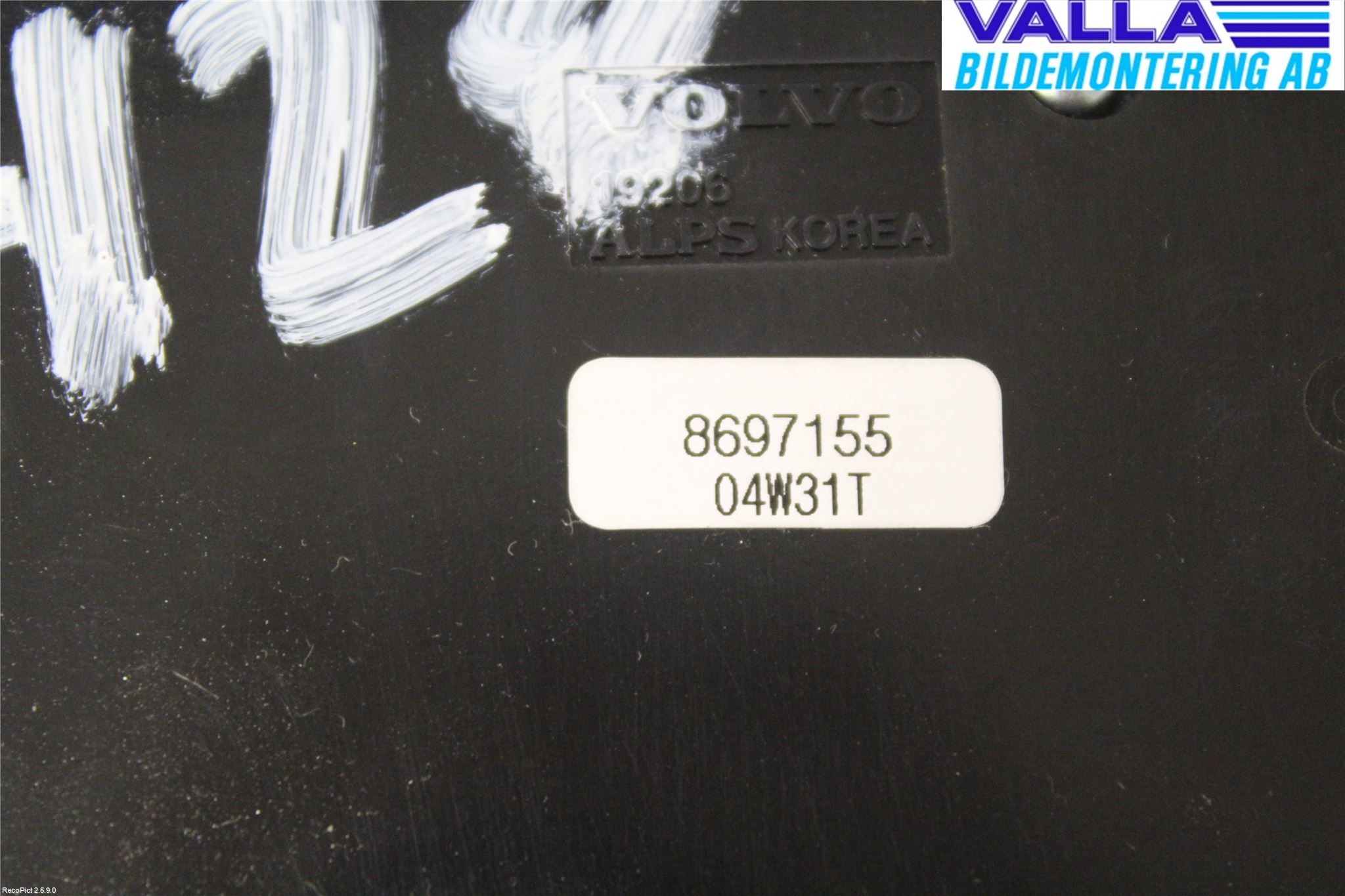 Volvo V50 04-07 Ac Styrenhet Ac Manöveren