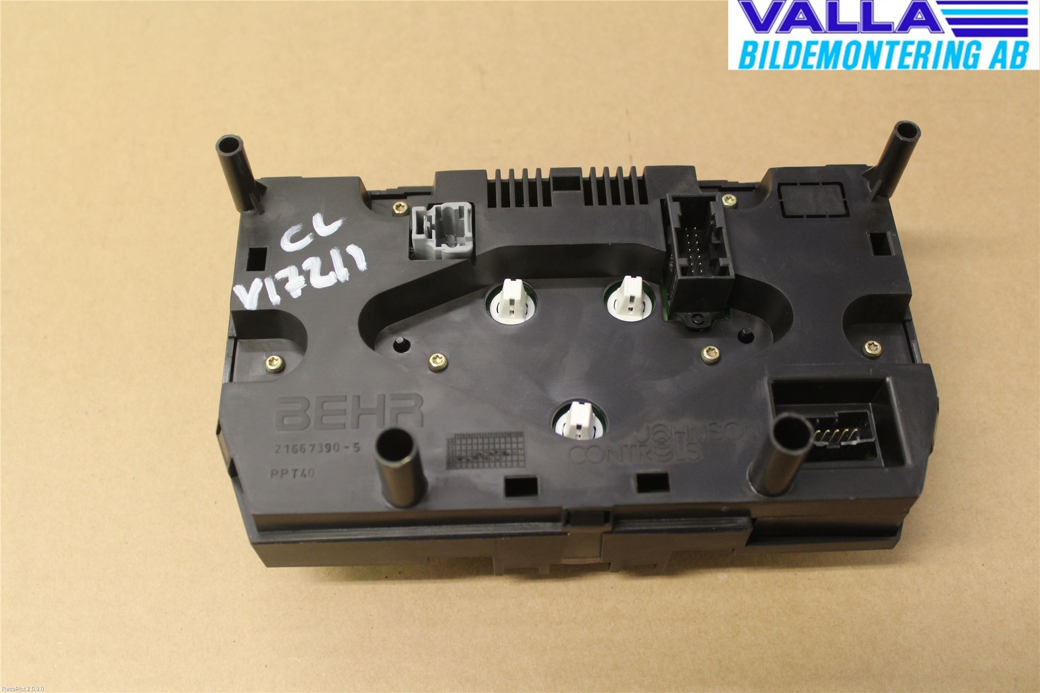 Peugeot 307     01-05 Ac Styrenhet Ac Manöveren