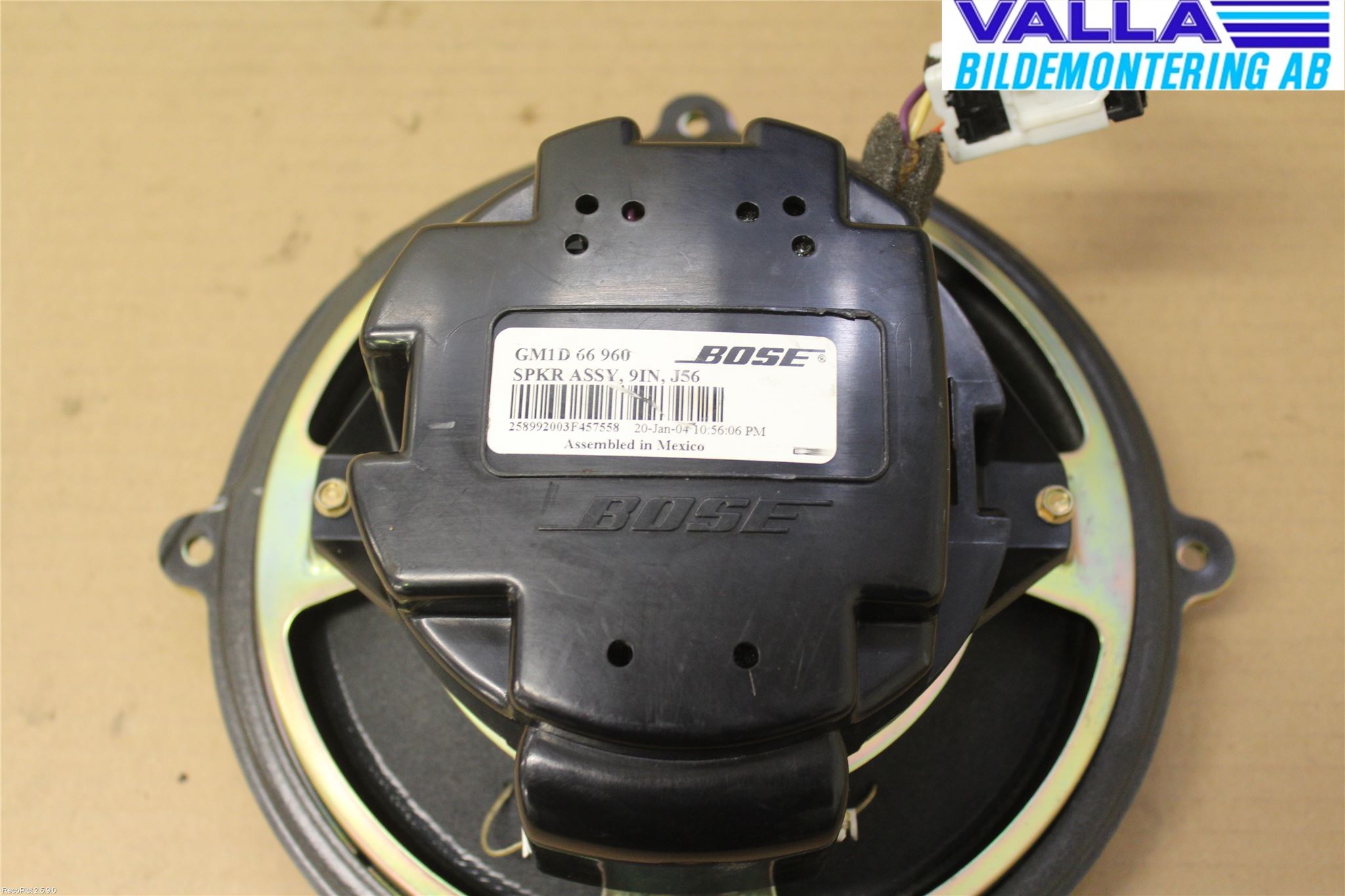 Mazda 6 02-08 Högtalare