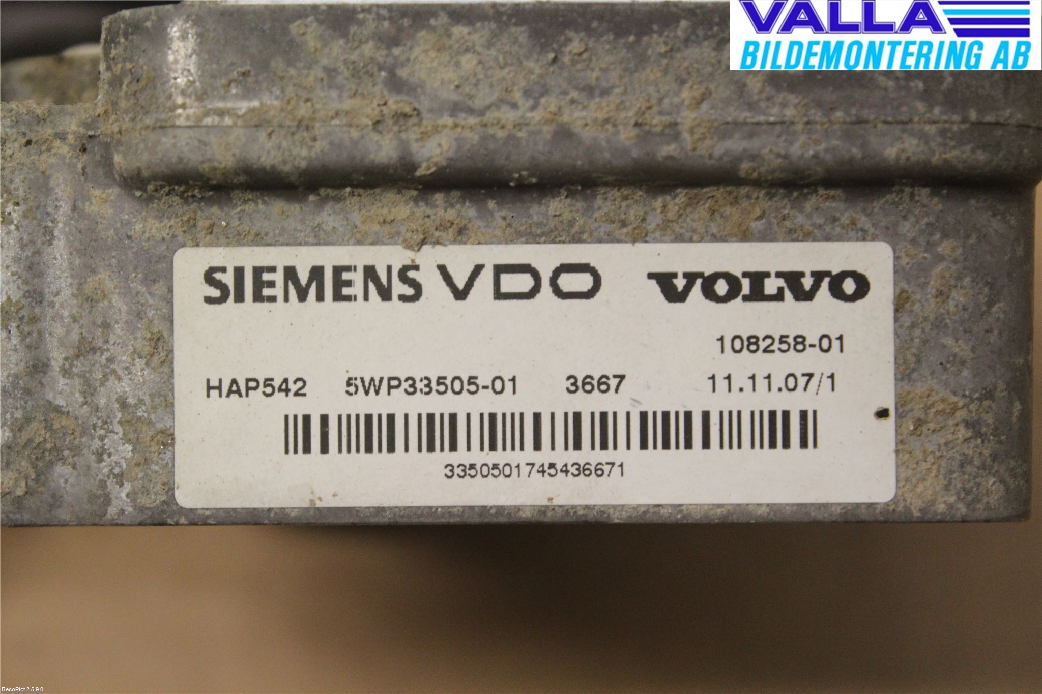 Volvo V70 08-13 Styrenhet Fyrhjulsdrift