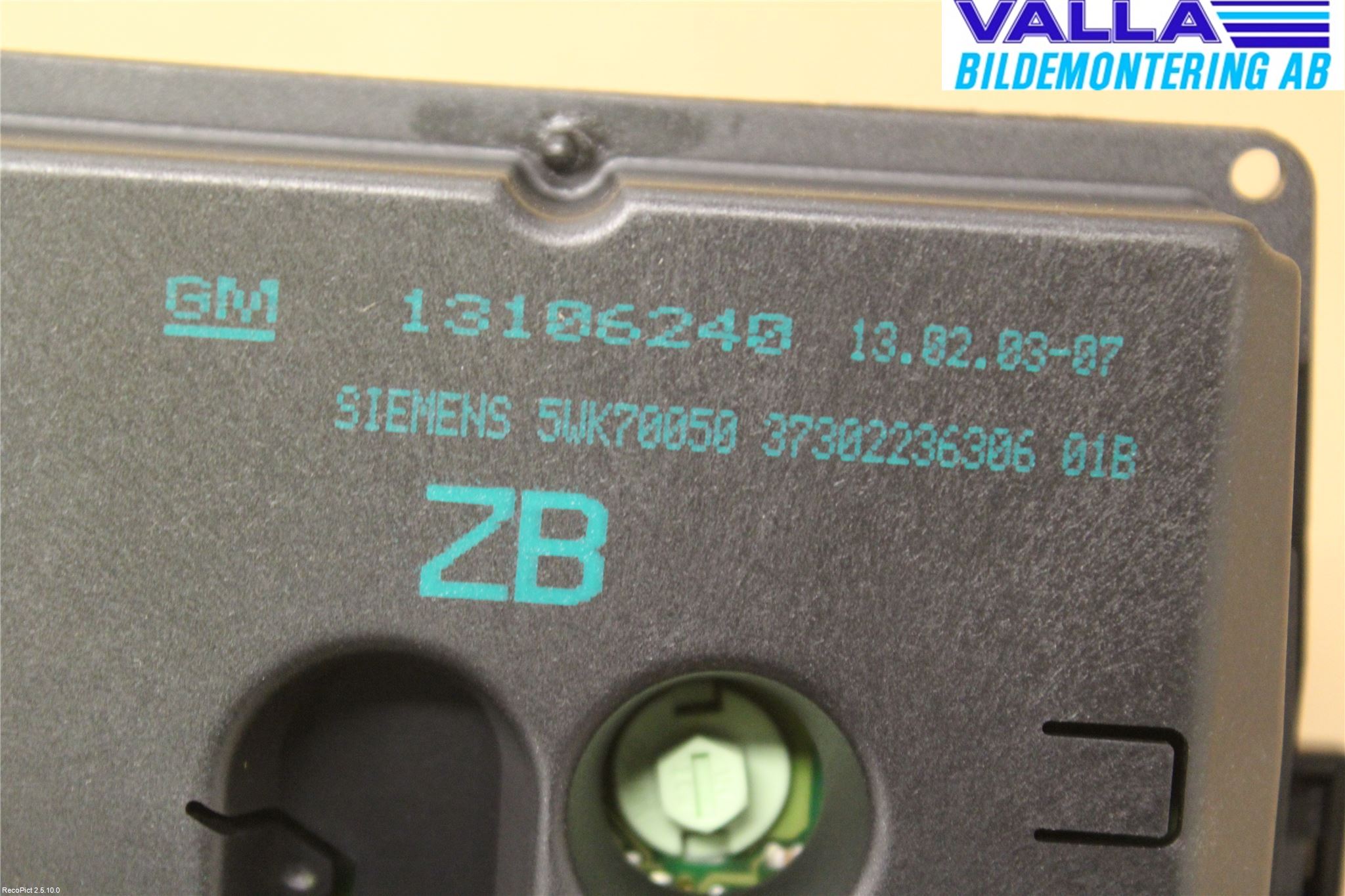 Opel ZAFIRA A 99-05 Kontrolldisplay