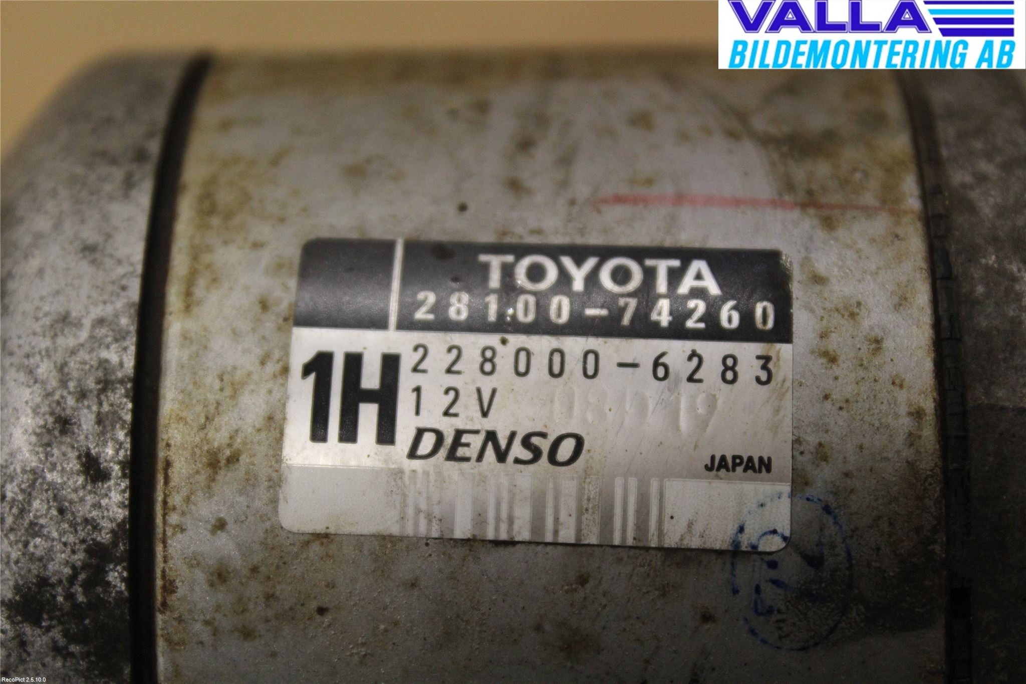 Toyota PREVIA 00- Startmotor