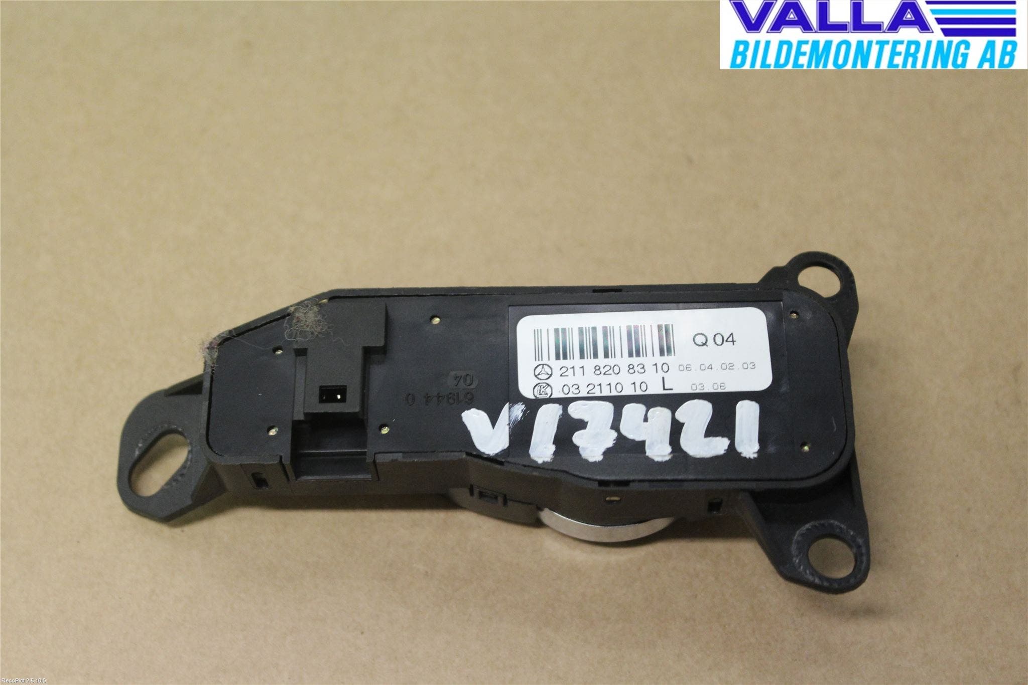 Mercedes-Benz MB E-KLASS (W211) 02-09 Strömställare Spegel