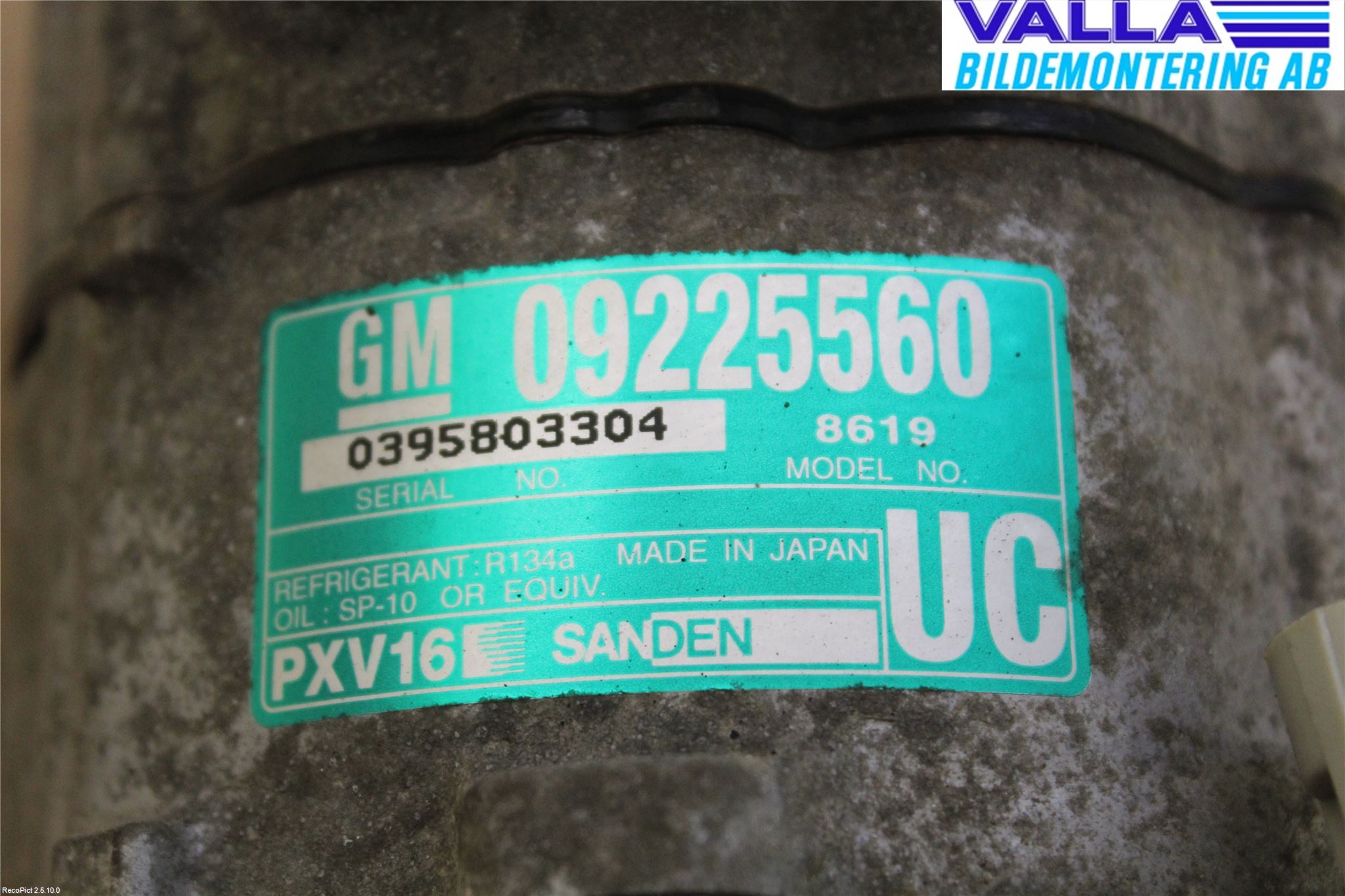 Opel VECTRA C 02-05 Ac Kompressor