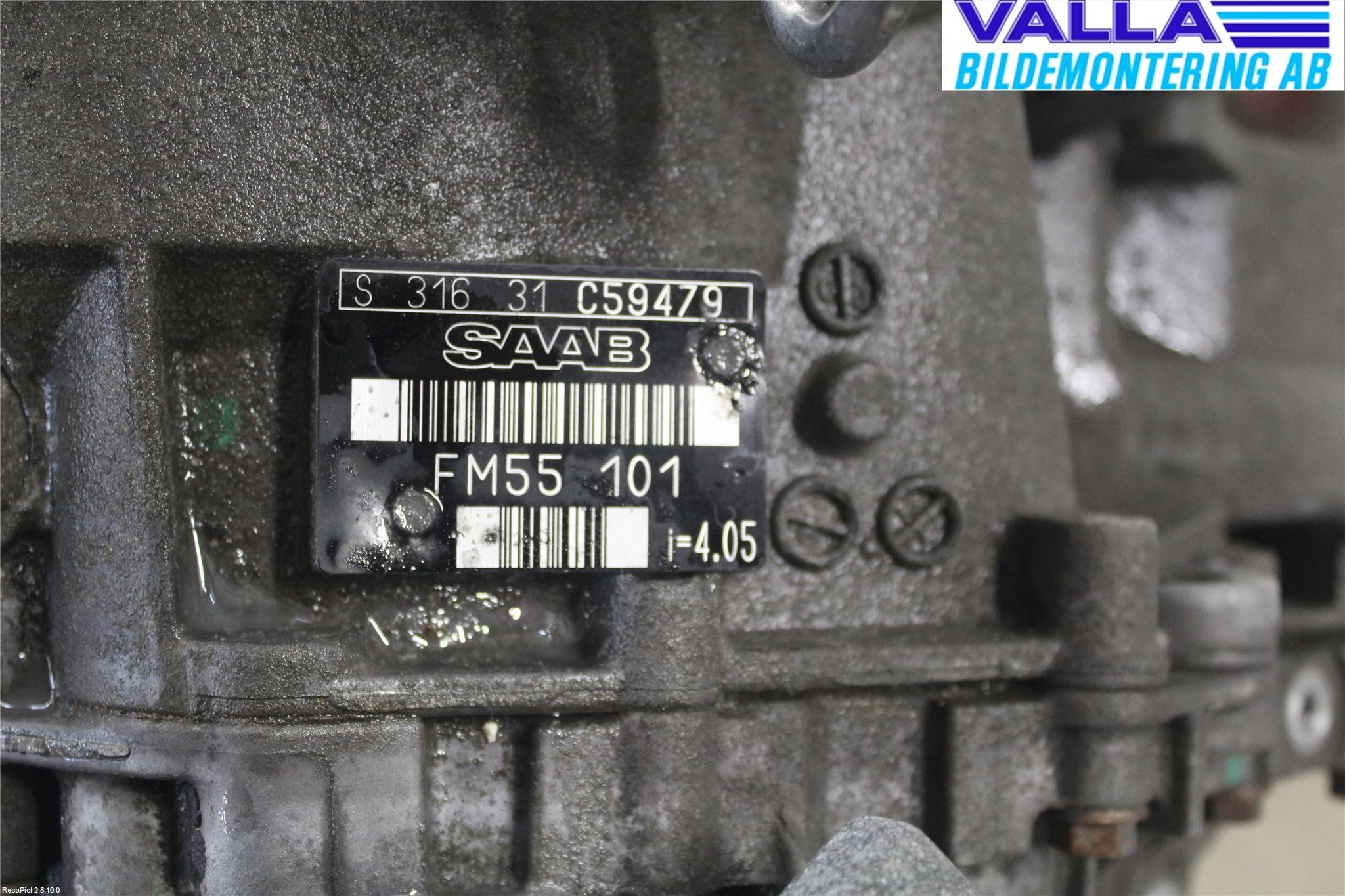 Saab 9-3 VER 2 Växellåda Man 5 Vxl