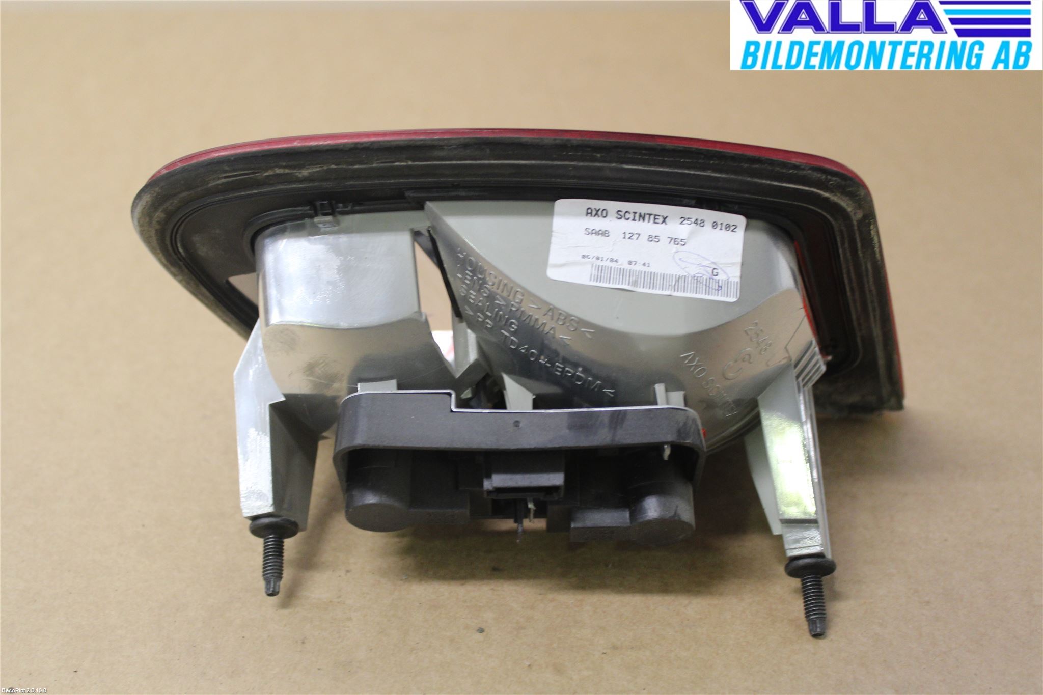 Saab 9-3 VER 2 Bakljus Lucka Vä