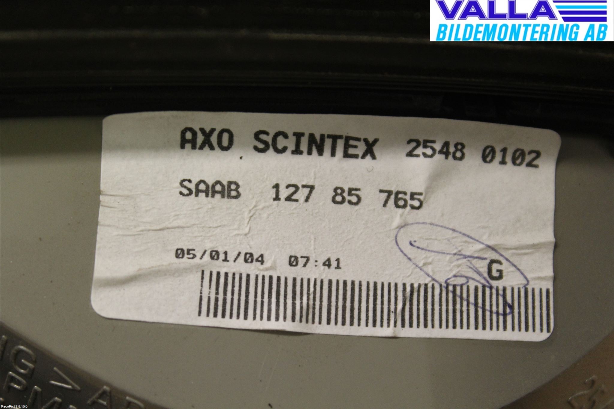 Saab 9-3 VER 2 Bakljus Lucka Vä