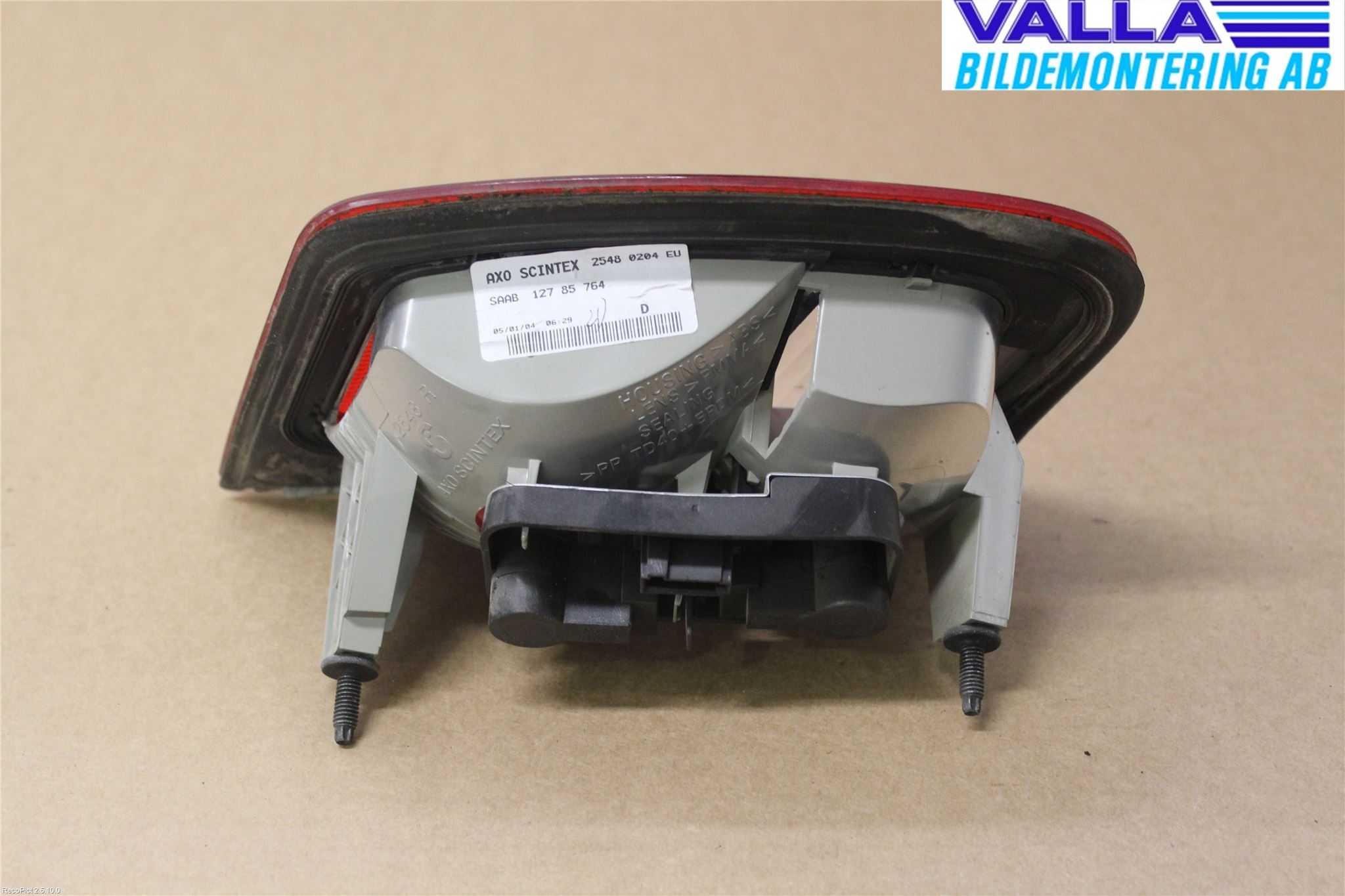 Saab 9-3 VER 2 Bakljus Lucka Hö