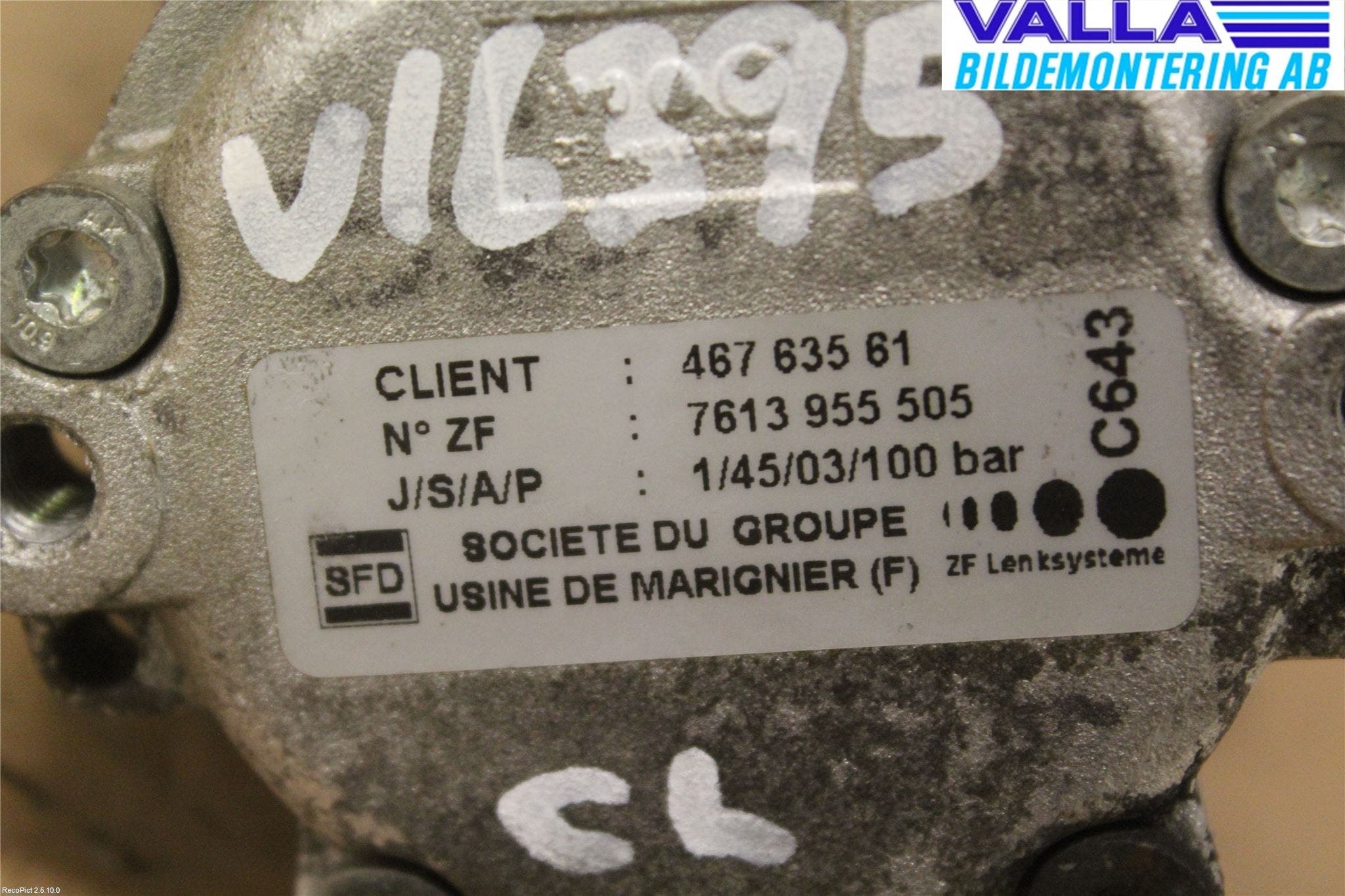 Alfa 156 Styrservopump