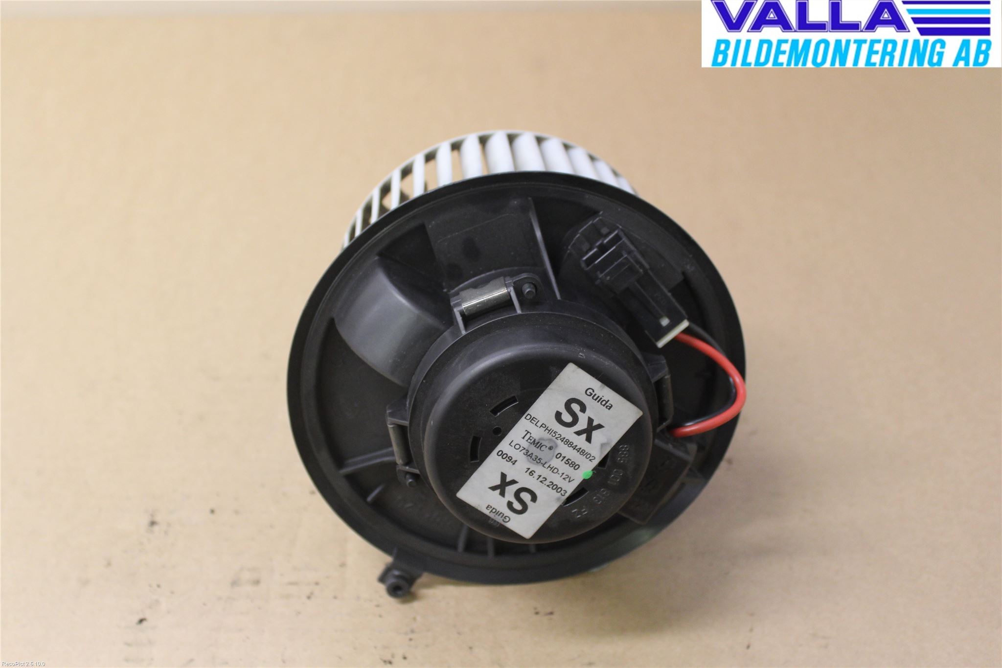 Alfa 156 Värmefläkt