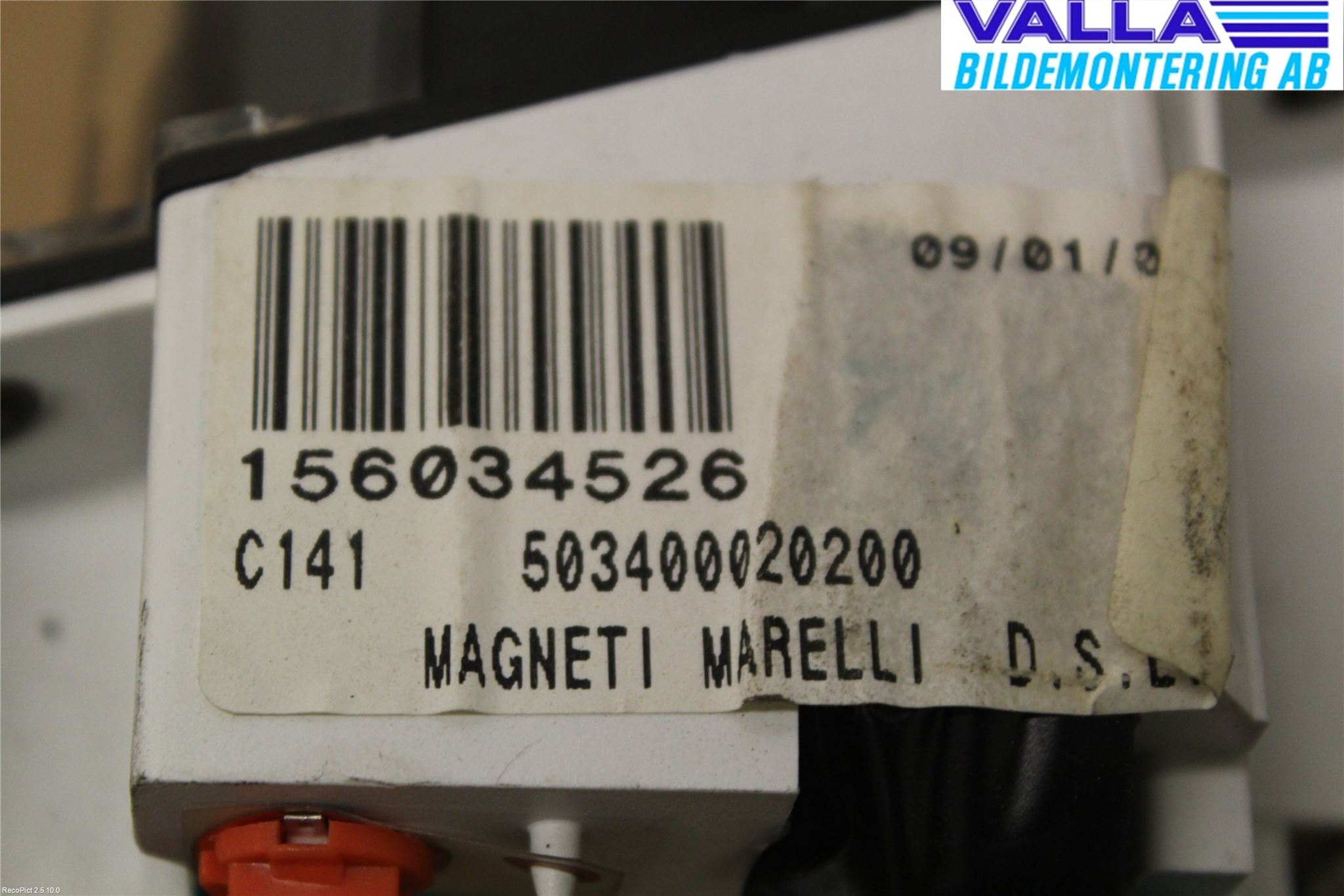 Alfa 156 Instrument Bränsle-Temp