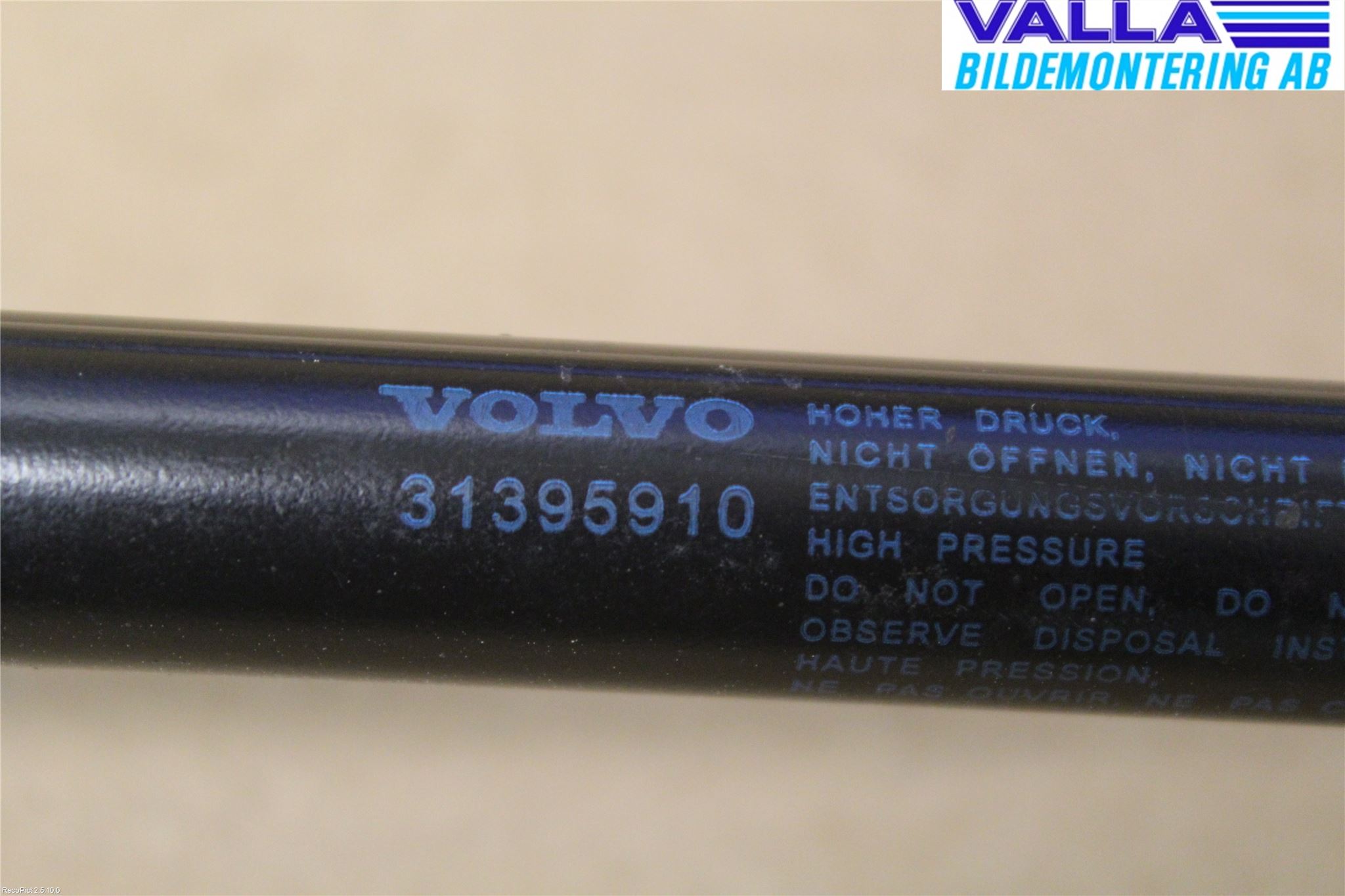 Volvo V60 14-18 Gasfjäder Baklucka