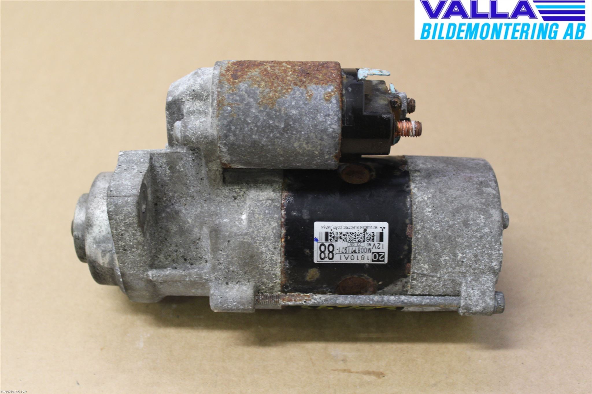 Mitsubishi ASX 10-22 Startmotor Diesel