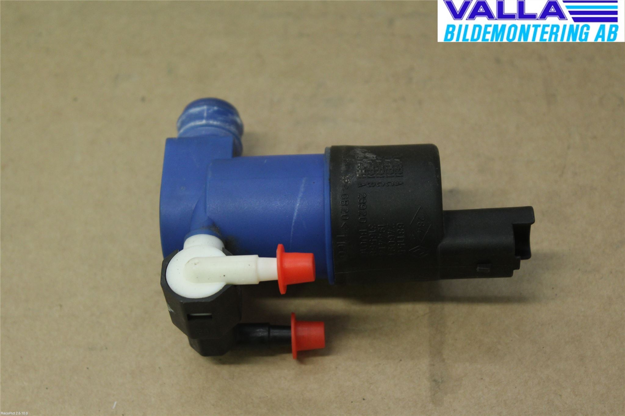 Renault CLIO III  09-12 Spolarpump Vindruta