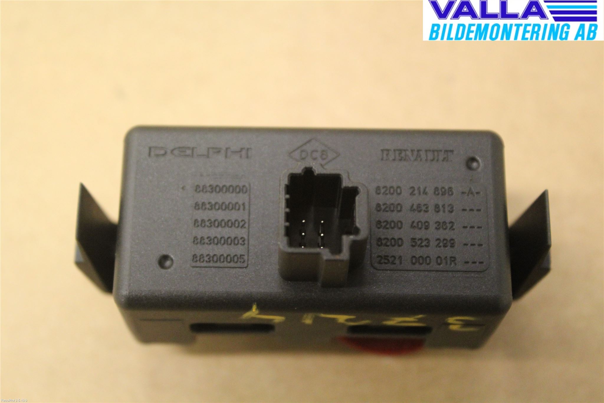 Renault CLIO III  09-12 Strömställare Varnings