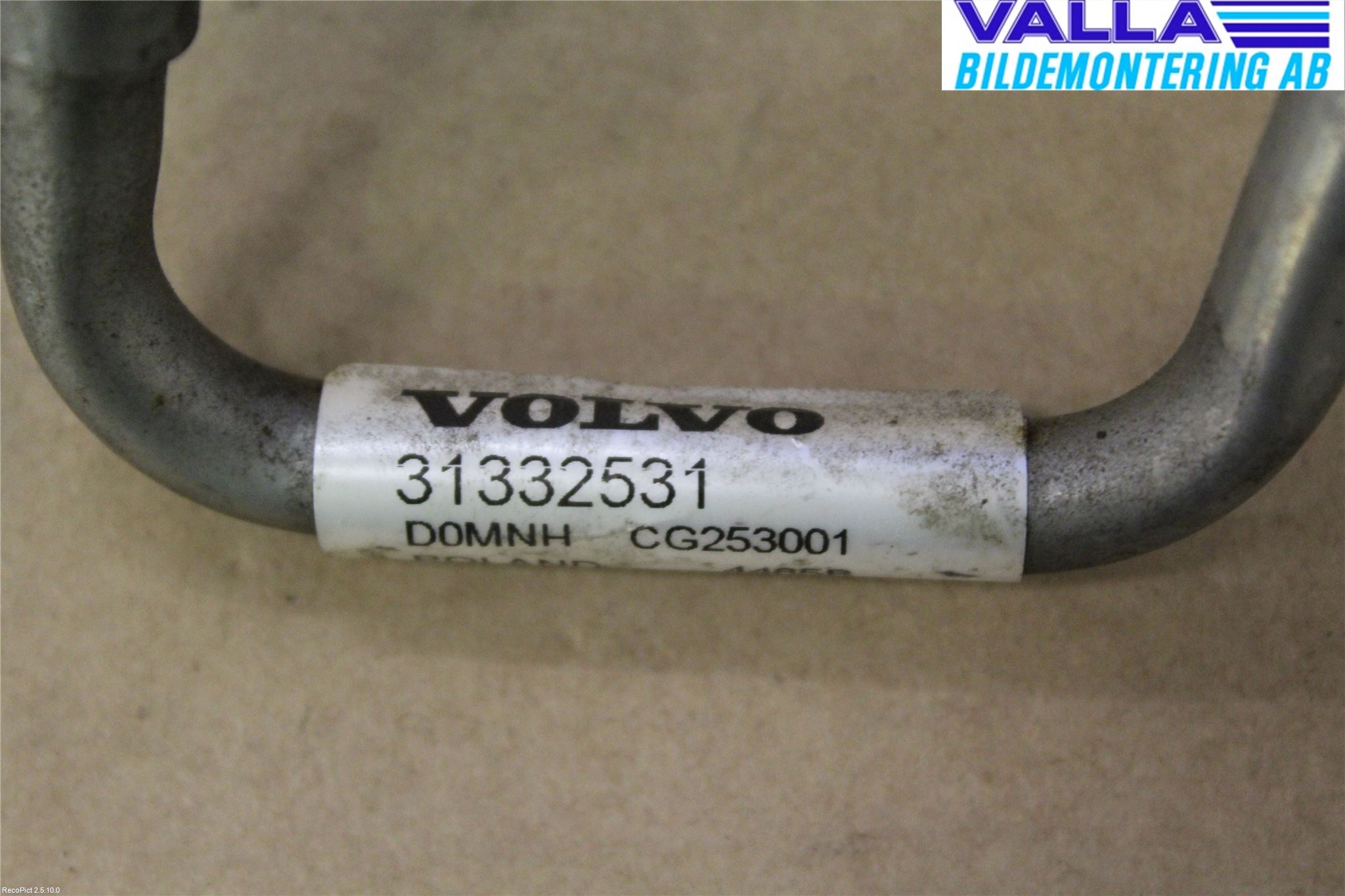 Volvo V70 14-16 Ac Slang-Rör