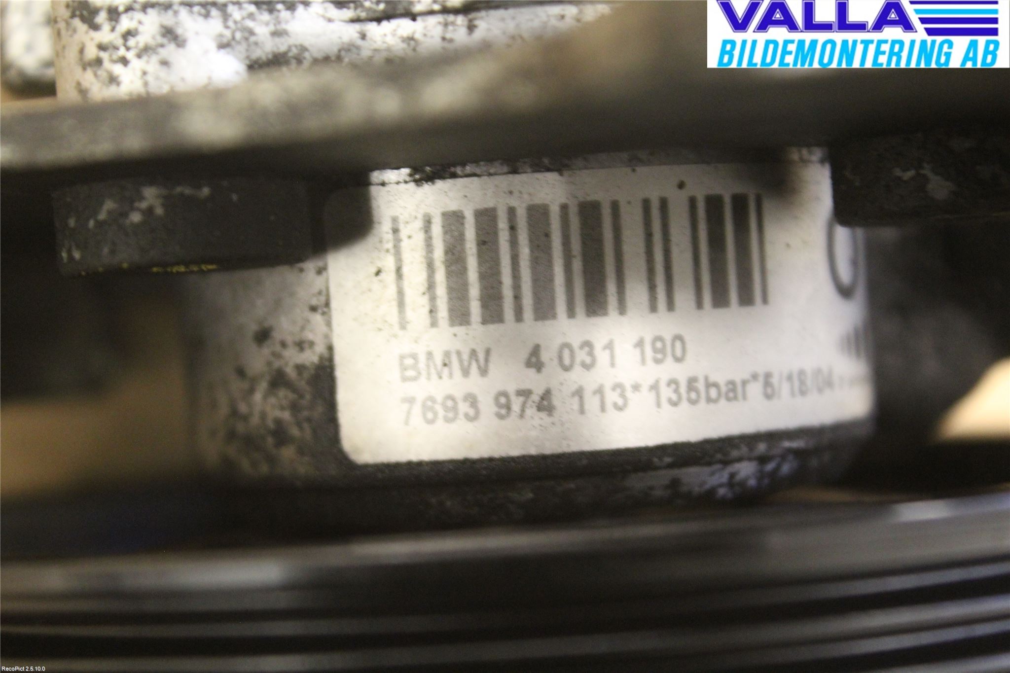 BMW 5 E60/61 Sed/Tou 02-10 Styrservopump